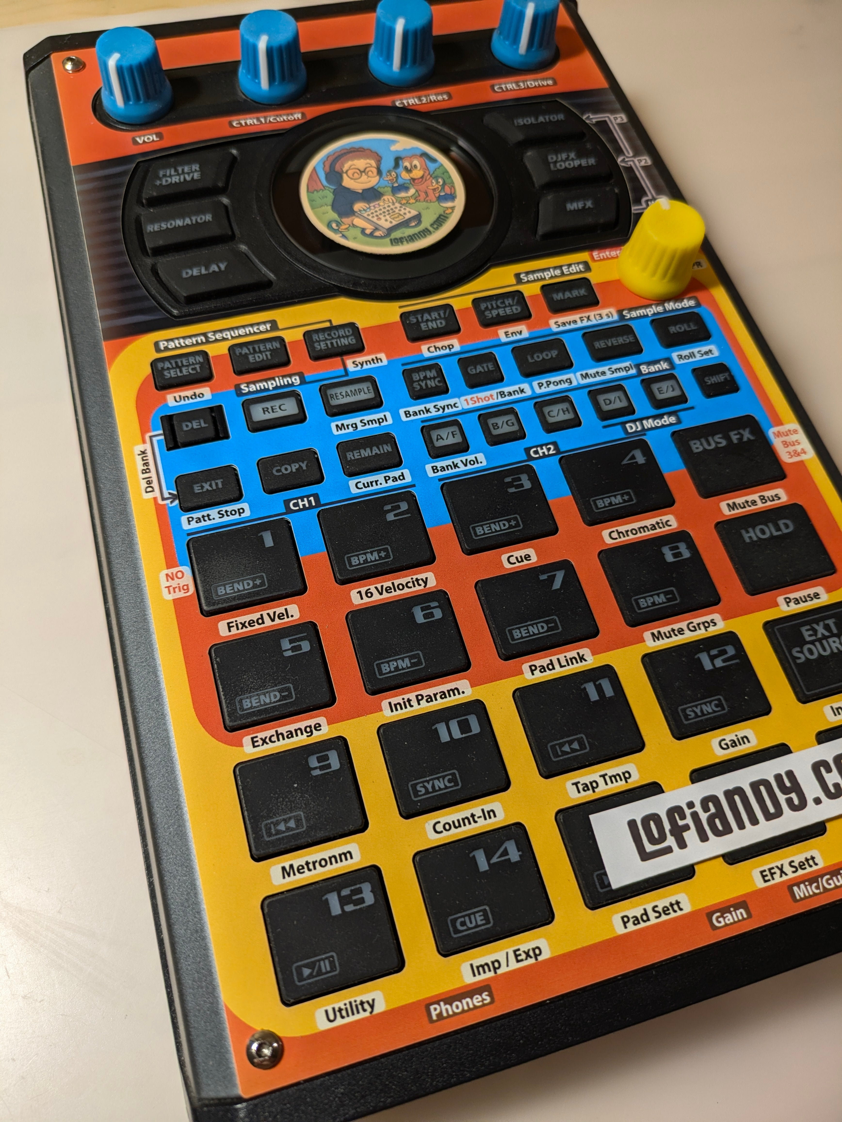 Speak & Spell - Roland SP-404 MKII Skin