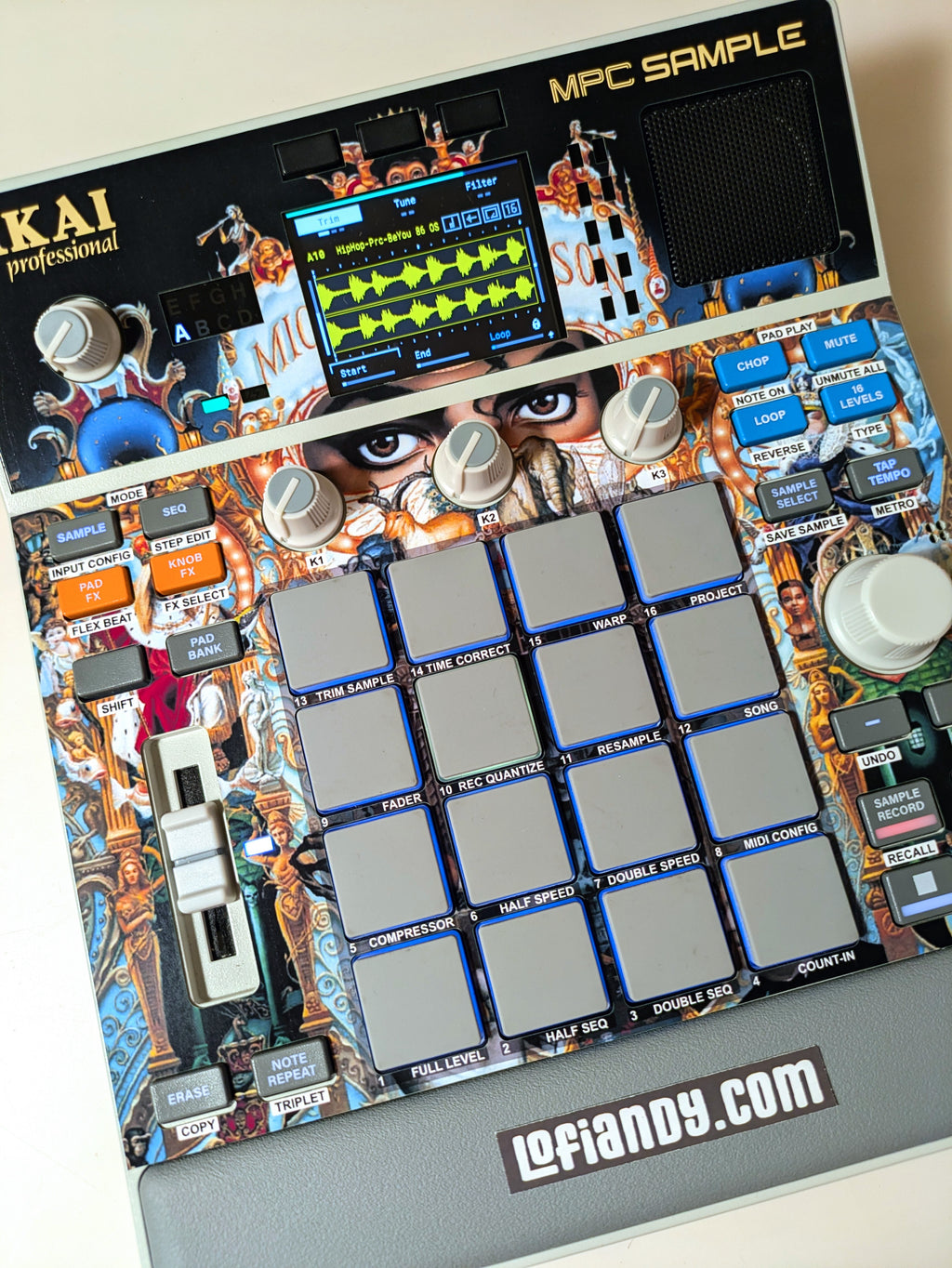 MJ Dangerous - AKAI MPC Sample Skin