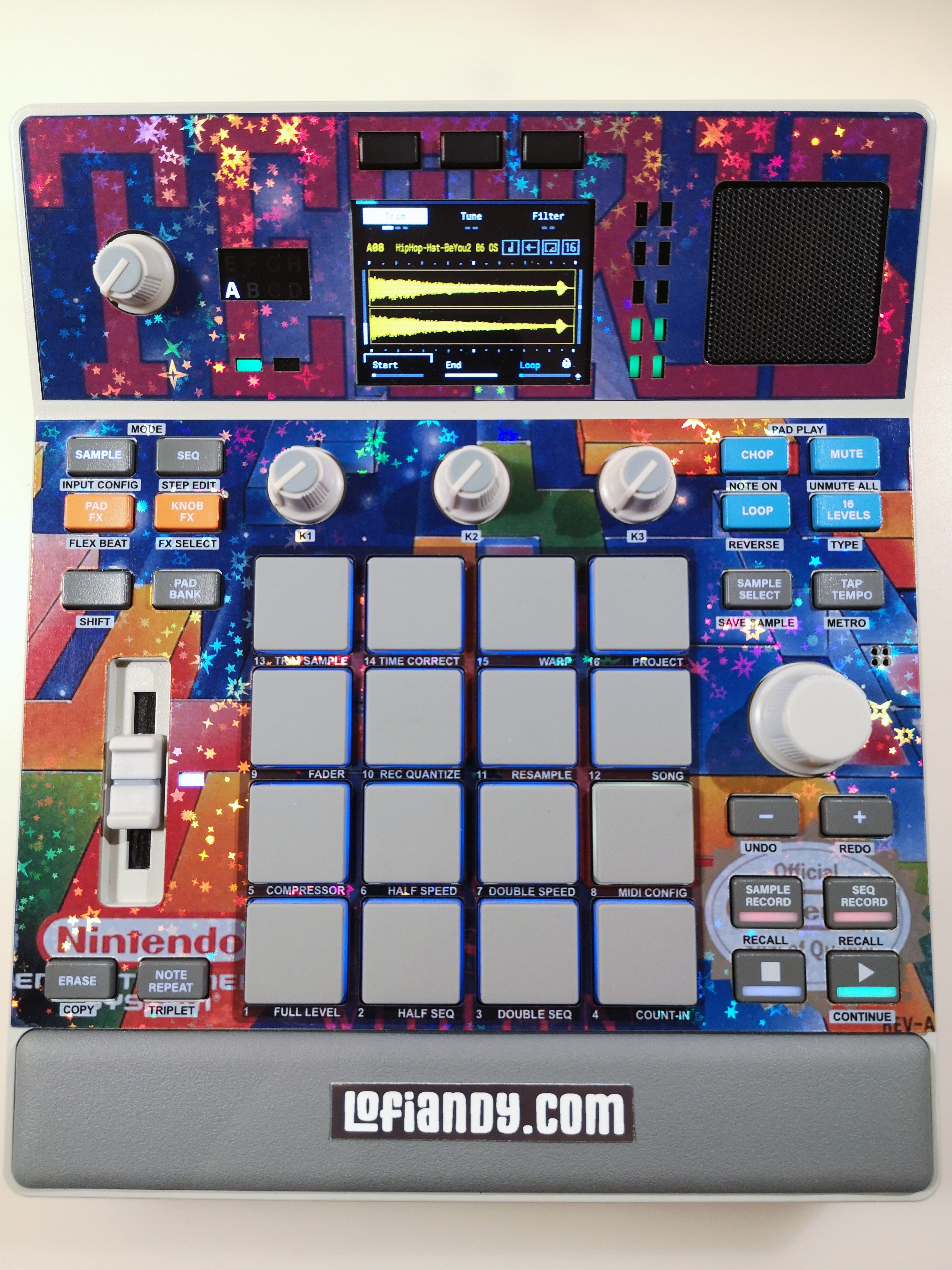 NES Tetris - Special Holographic - AKAI MPC Sample Skin