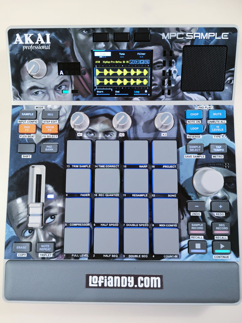 The Wire - AKAI MPC Sample Skin - Lofi Andy