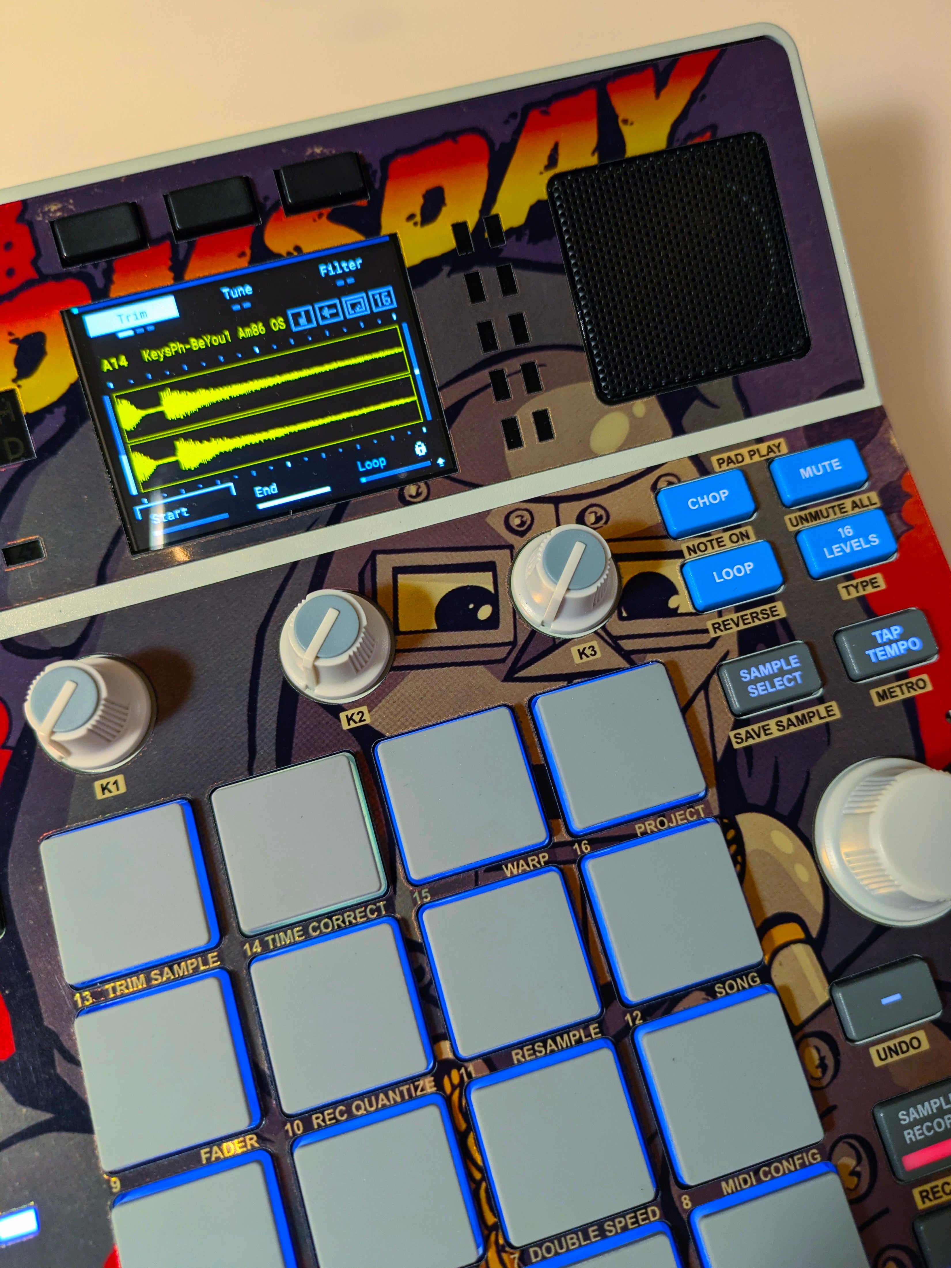 Operation: DOOMSDAY - Special Gold-foil - AKAI MPC Sample Skin