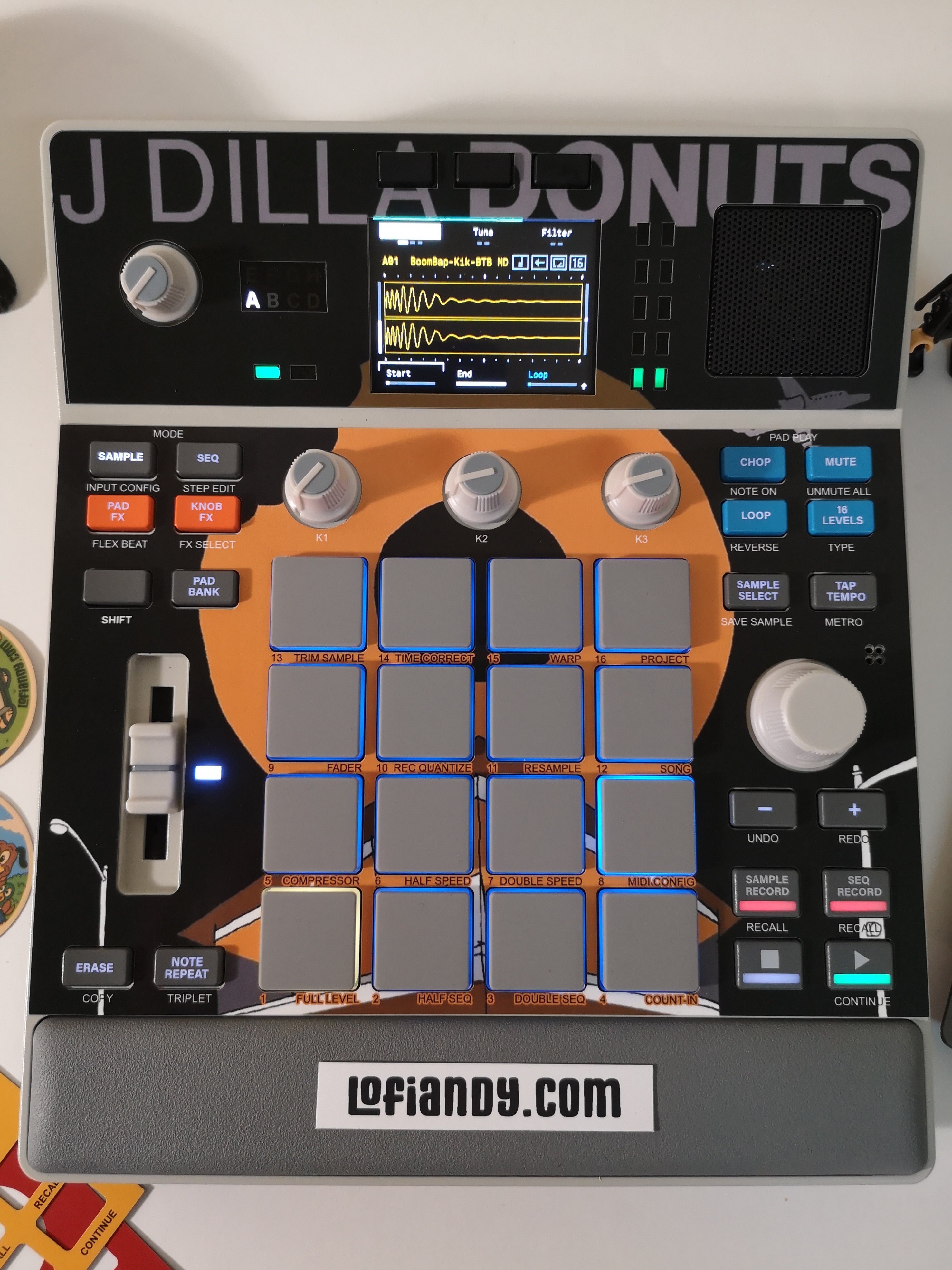 J Dilla - AKAI MPC Sample Skin