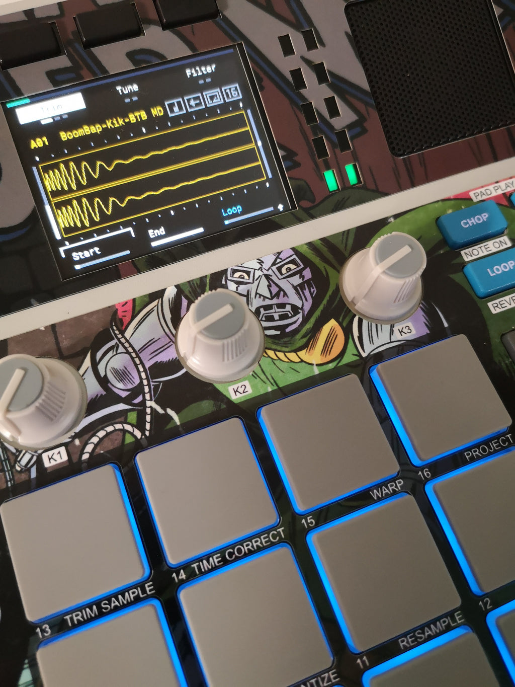 Spiderman 02 - AKAI MPC Sample Skin