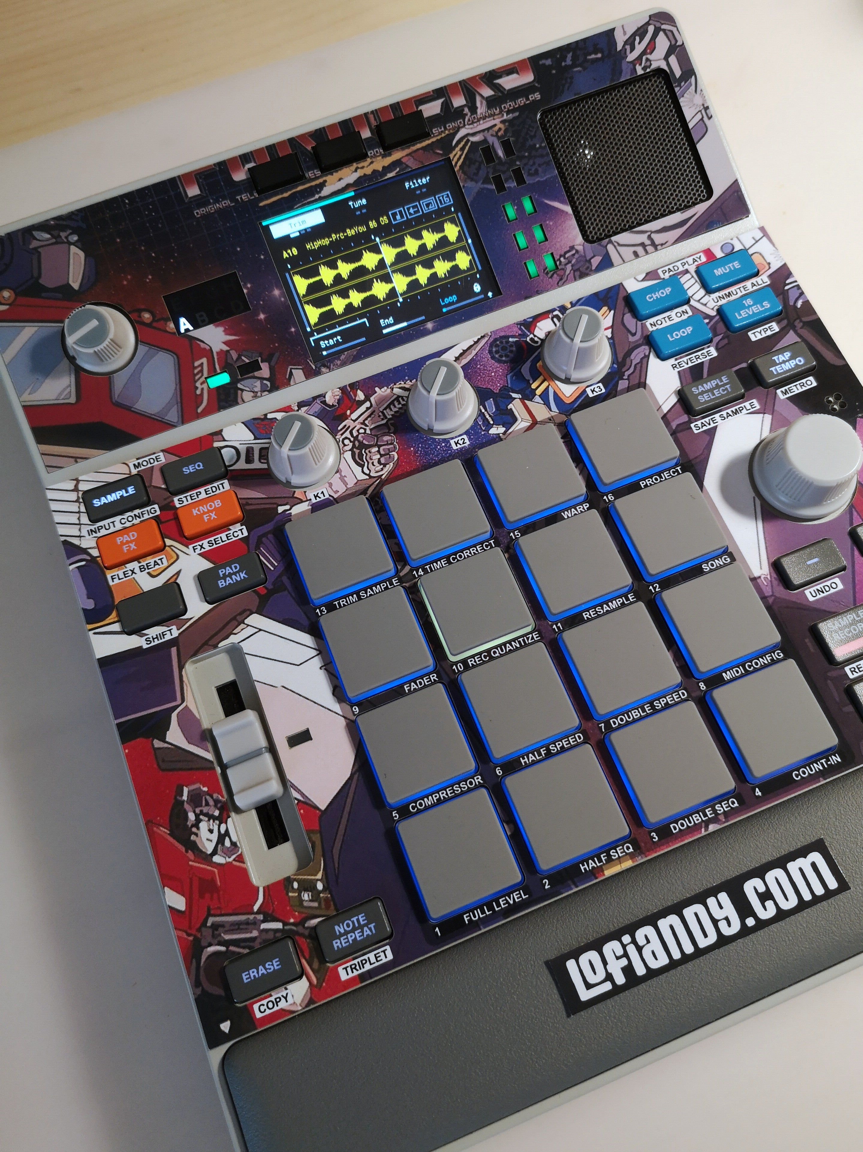 Transformers 02 - AKAI MPC Sample Skin - Lofi Andy