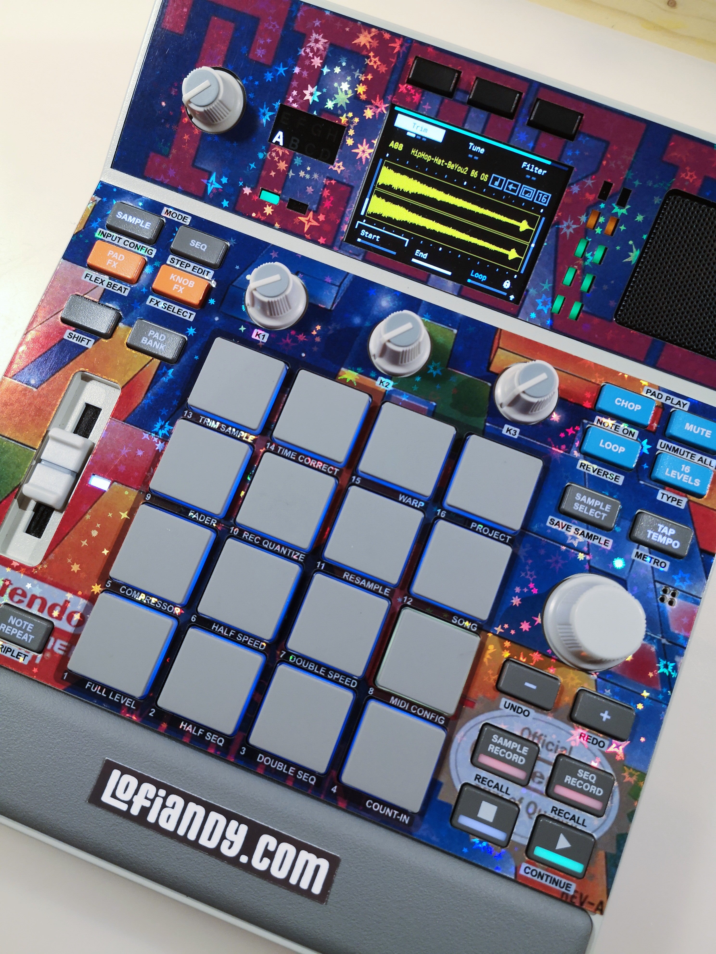 NES Tetris - Special Holographic - AKAI MPC Sample Skin
