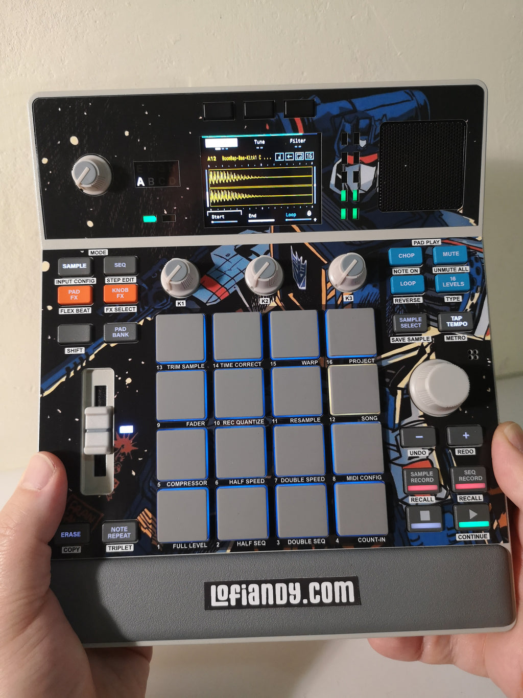 Transformers Soundwave 02 - AKAI MPC Sample Skin - Lofi Andy