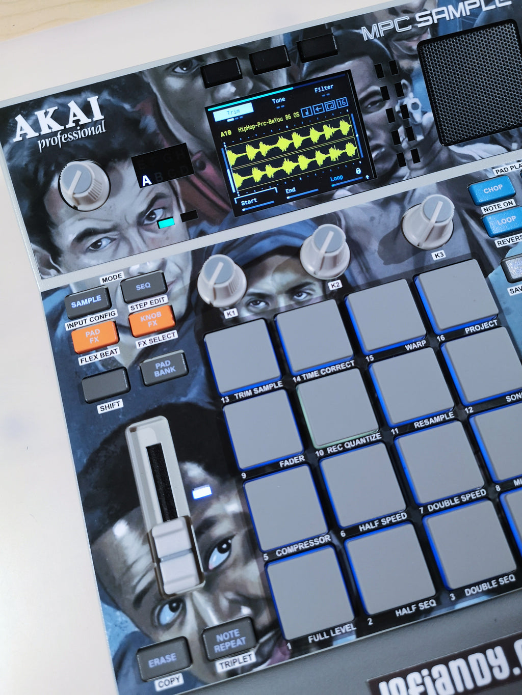 The Wire - AKAI MPC Sample Skin - Lofi Andy