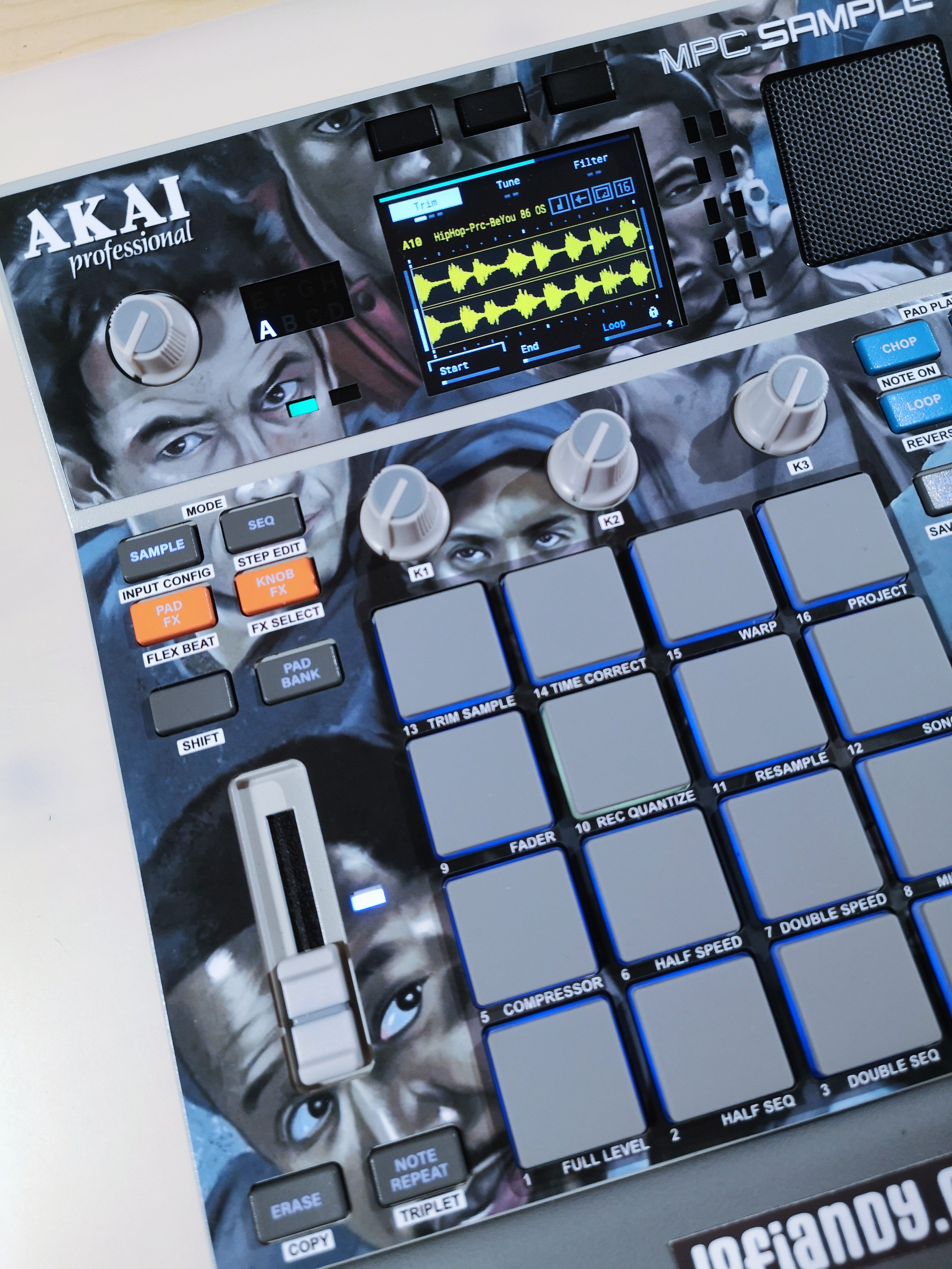 The Wire - AKAI MPC Sample Skin - Lofi Andy