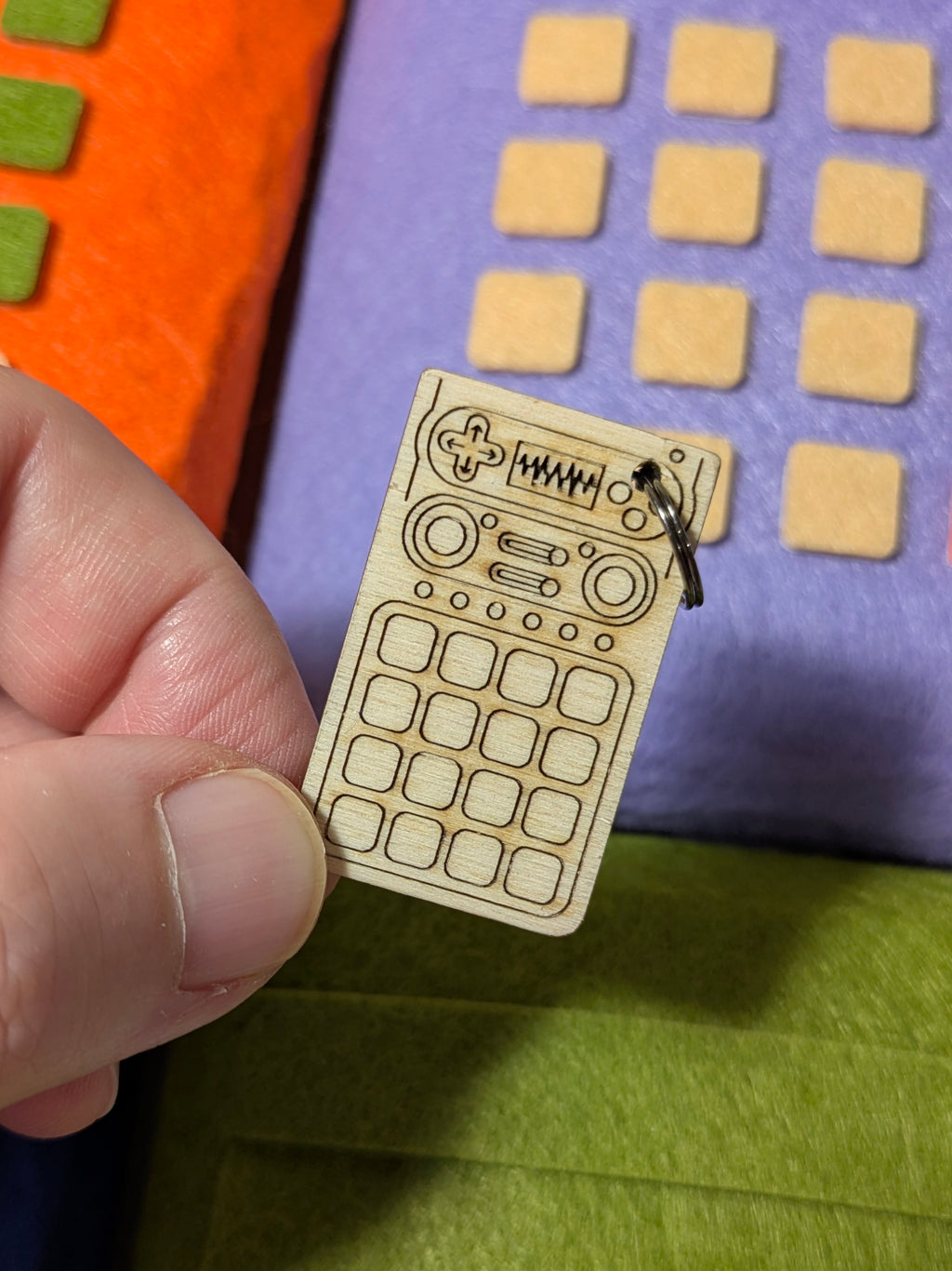 Casio SXC-1 Wooden Keychain