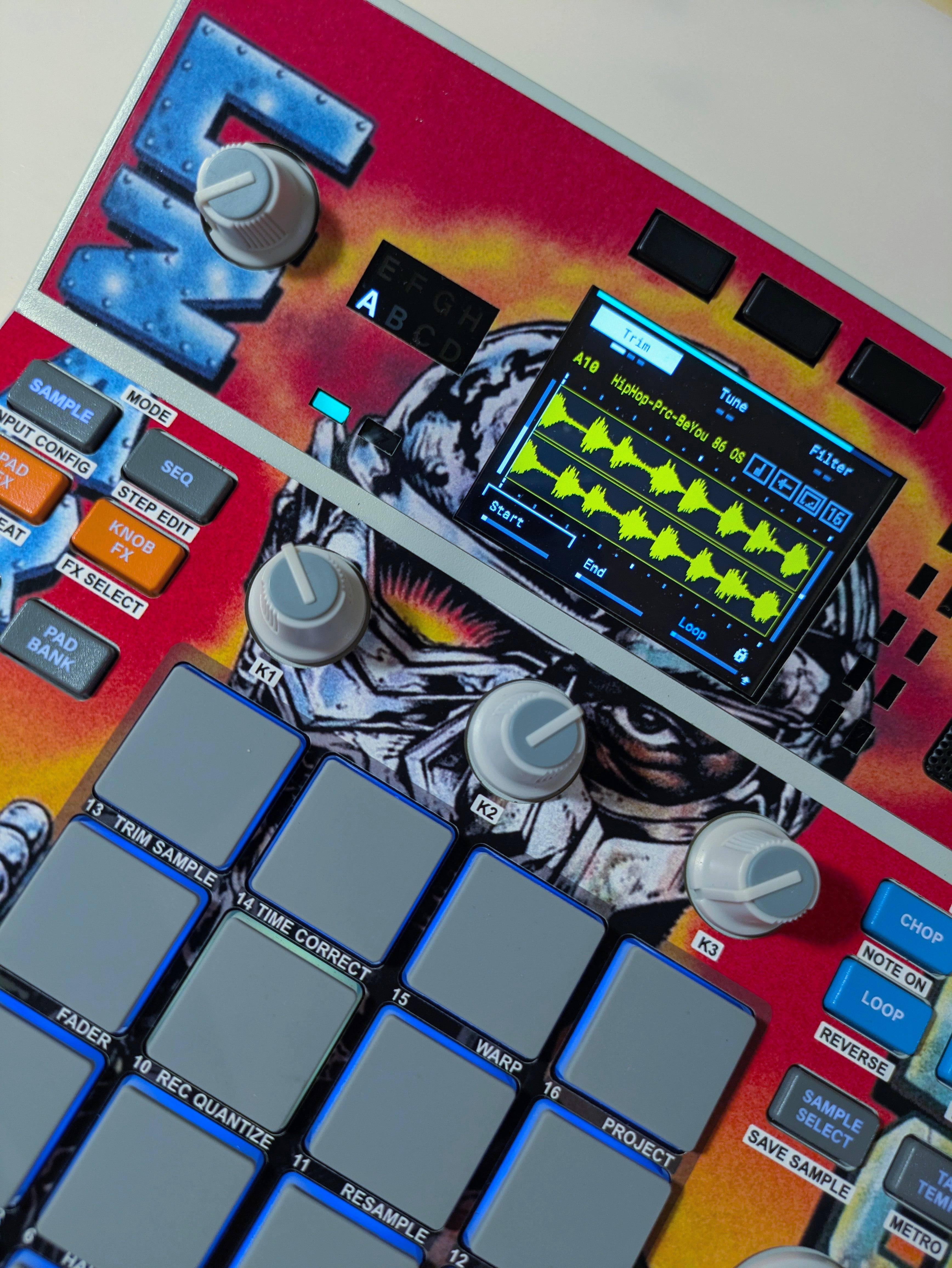 Czarface Meets Metal Face - AKAI MPC Sample Skin - Lofi Andy