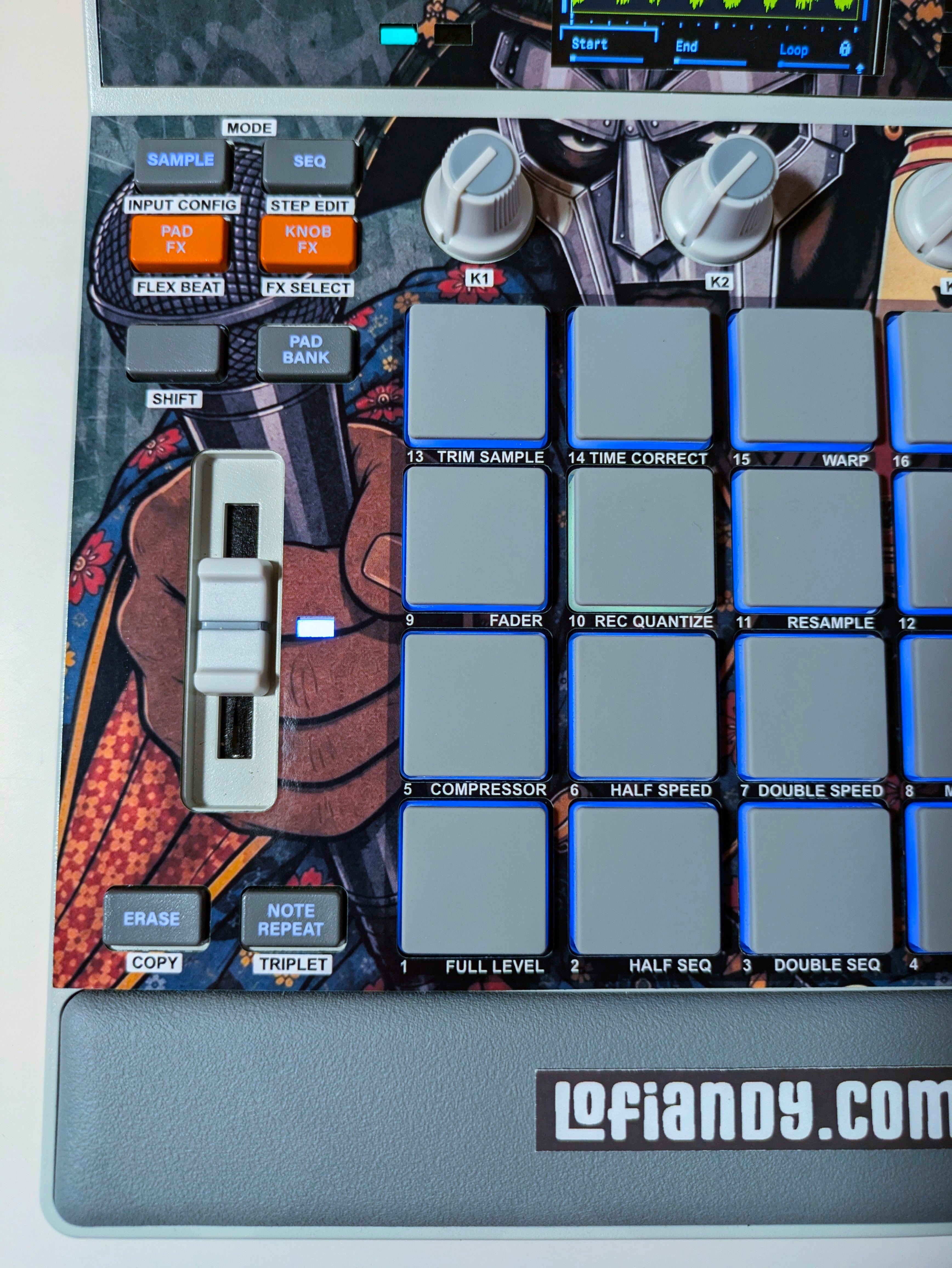 Samurai MF DOOM - AKAI MPC Sample Skin
