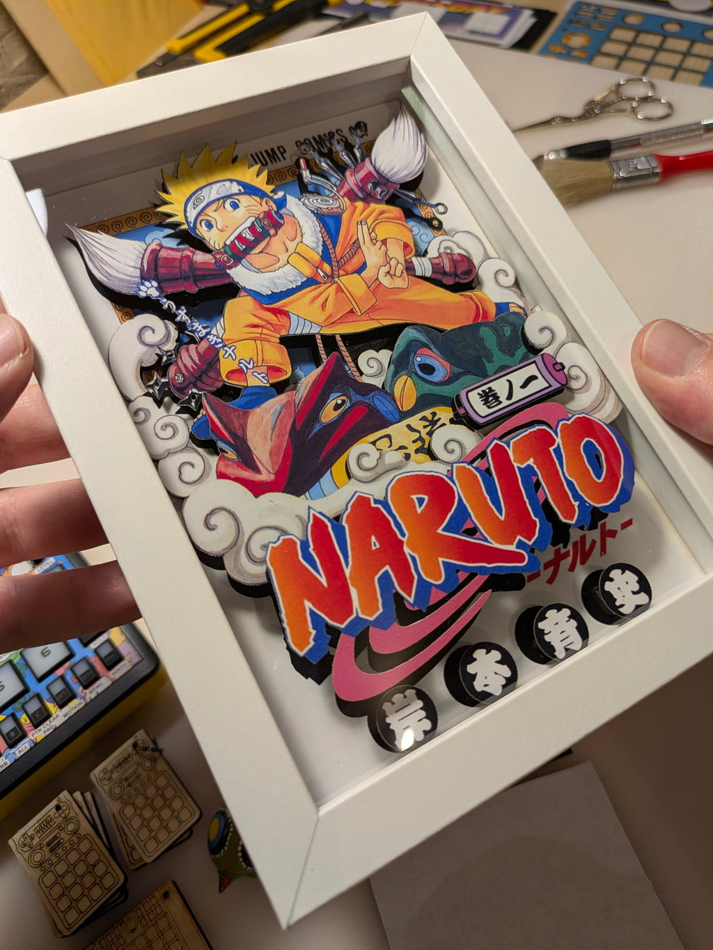 Naruto #1 – Collector's Edition Handmade 6-Layer Shadow Box - LofiAndy Shop