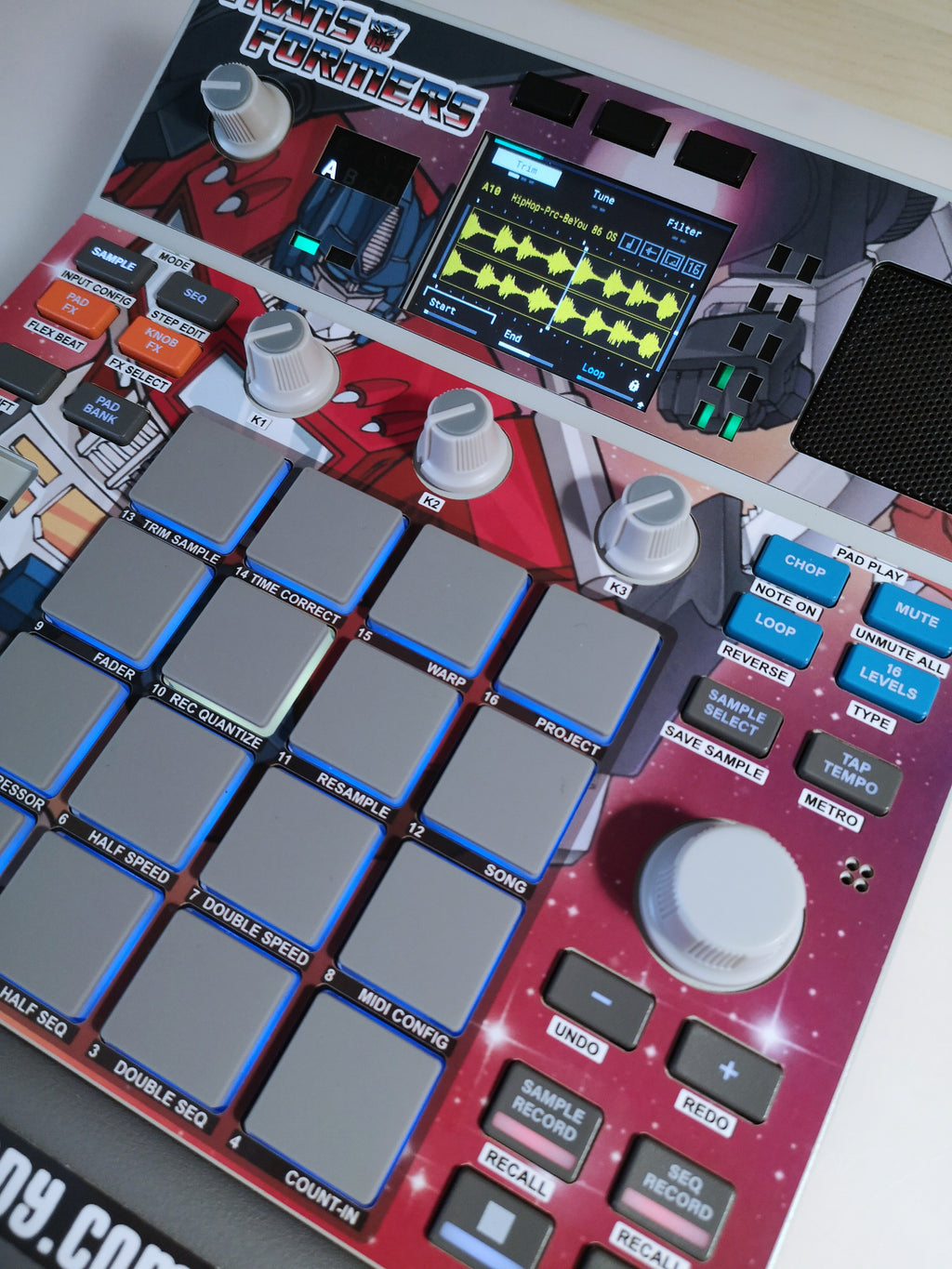 Transformers 01 - AKAI MPC Sample Skin - Lofi Andy