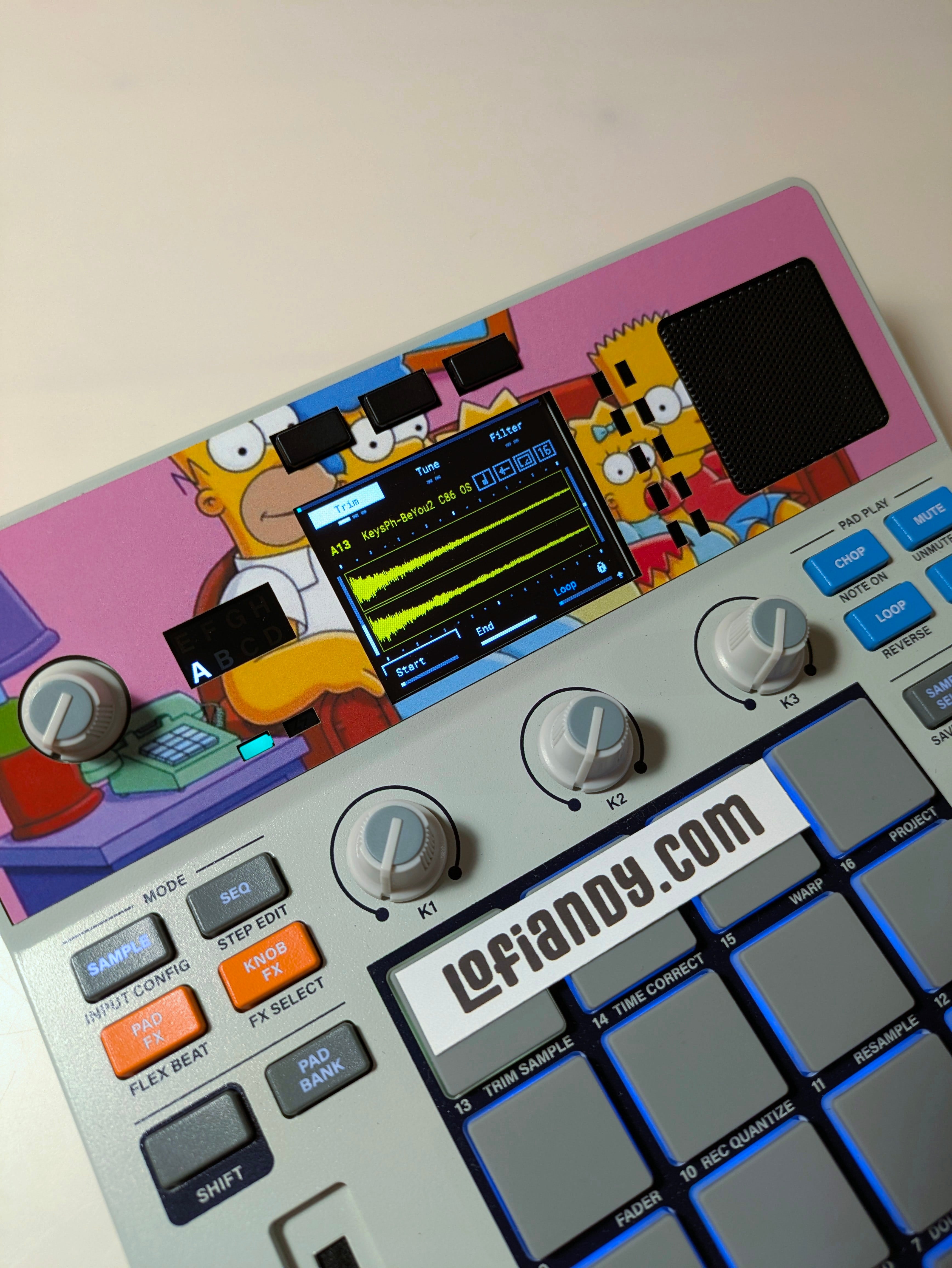 Skin Top Covers - AKAI MPC Sample - Lofi Andy