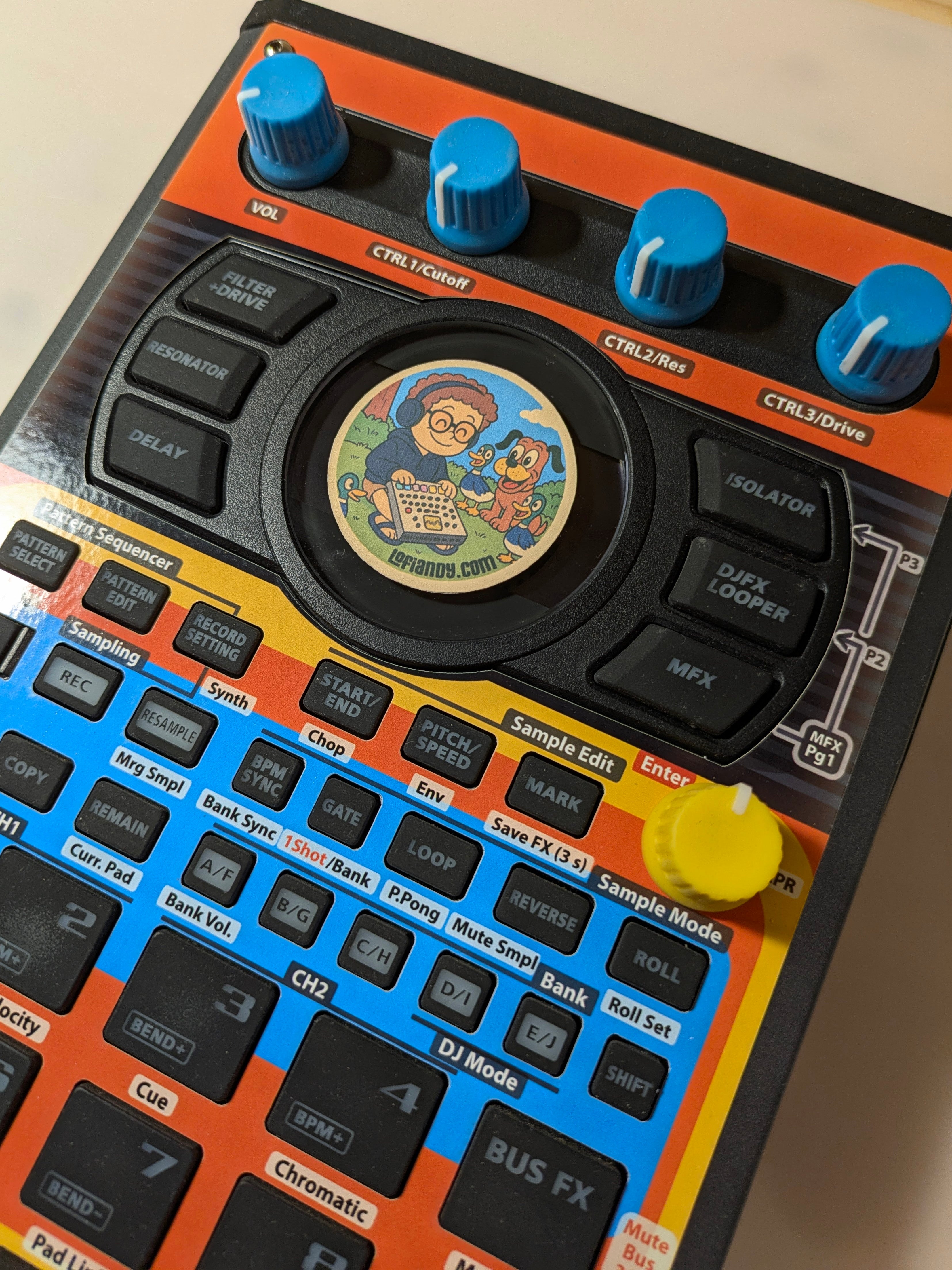 Speak & Spell - Roland SP-404 MKII Skin