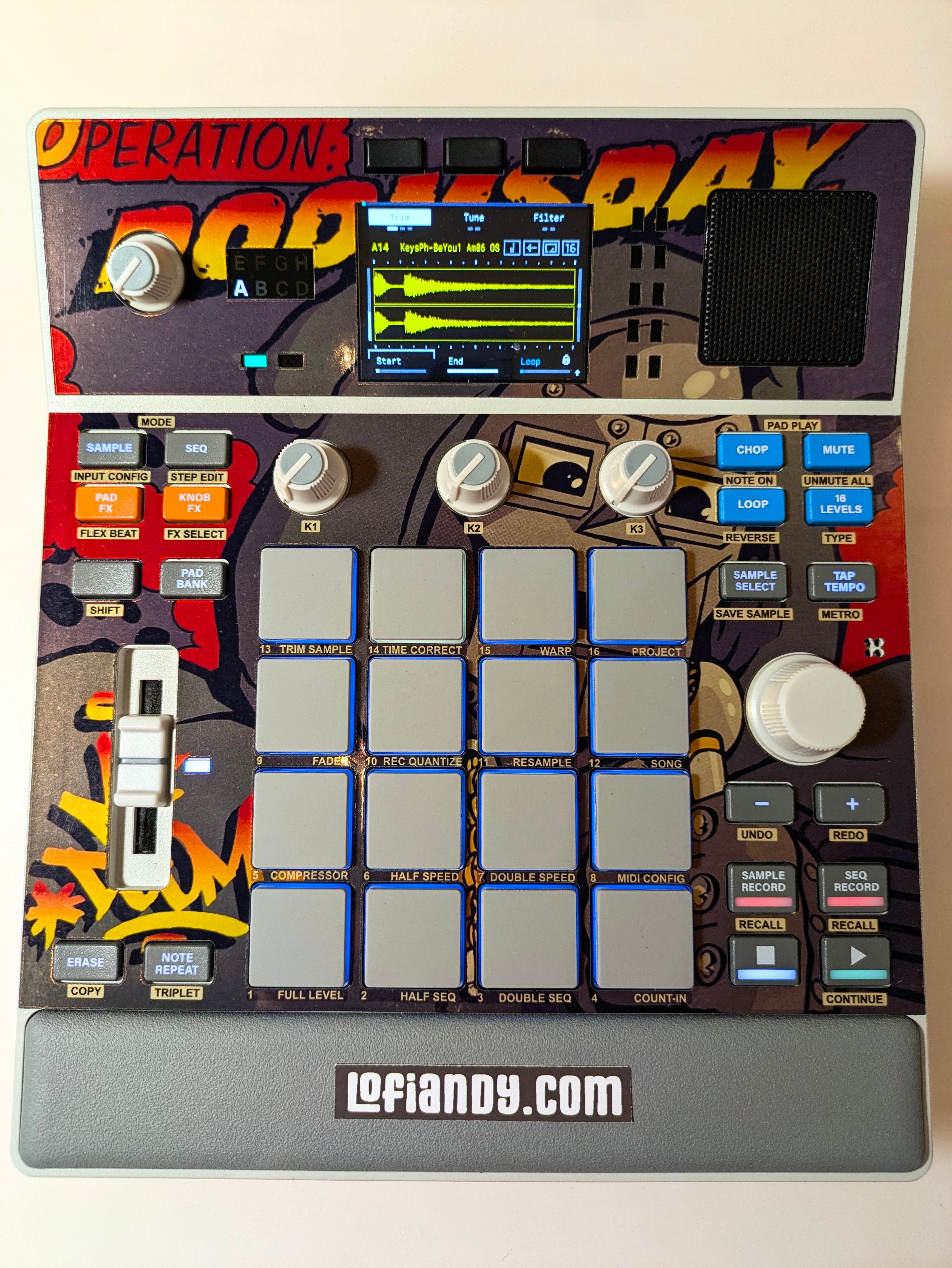 Operation: DOOMSDAY - Special Gold-foil - AKAI MPC Sample Skin