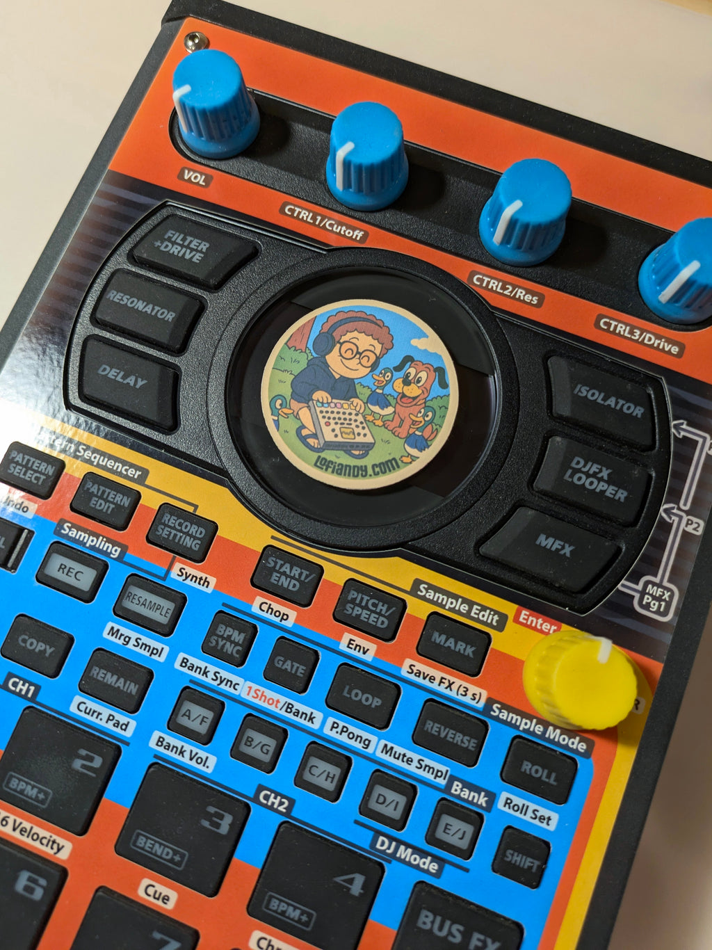 Speak & Spell - Roland SP-404 MKII Skin