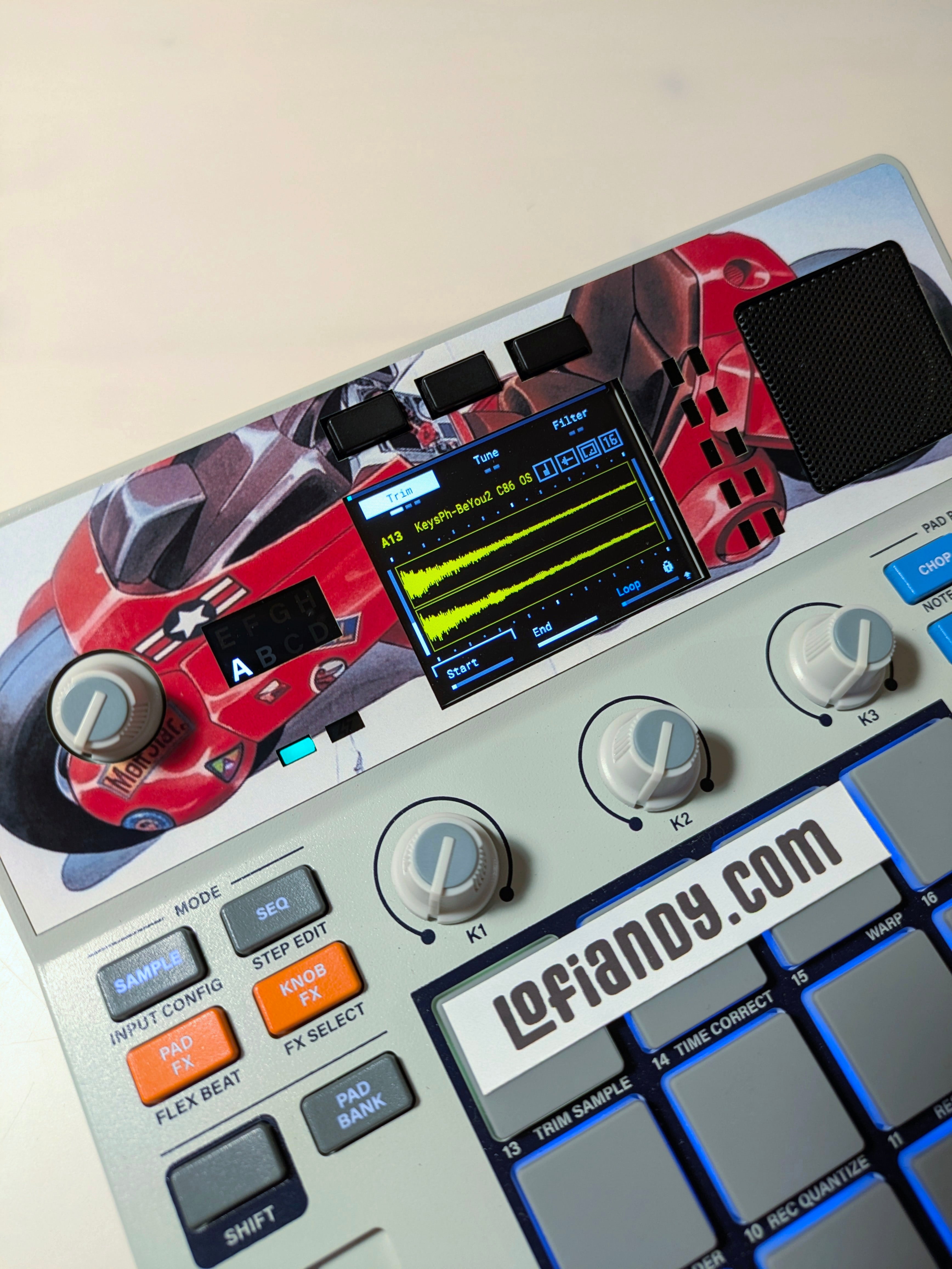 Skin Top Covers - AKAI MPC Sample - Lofi Andy
