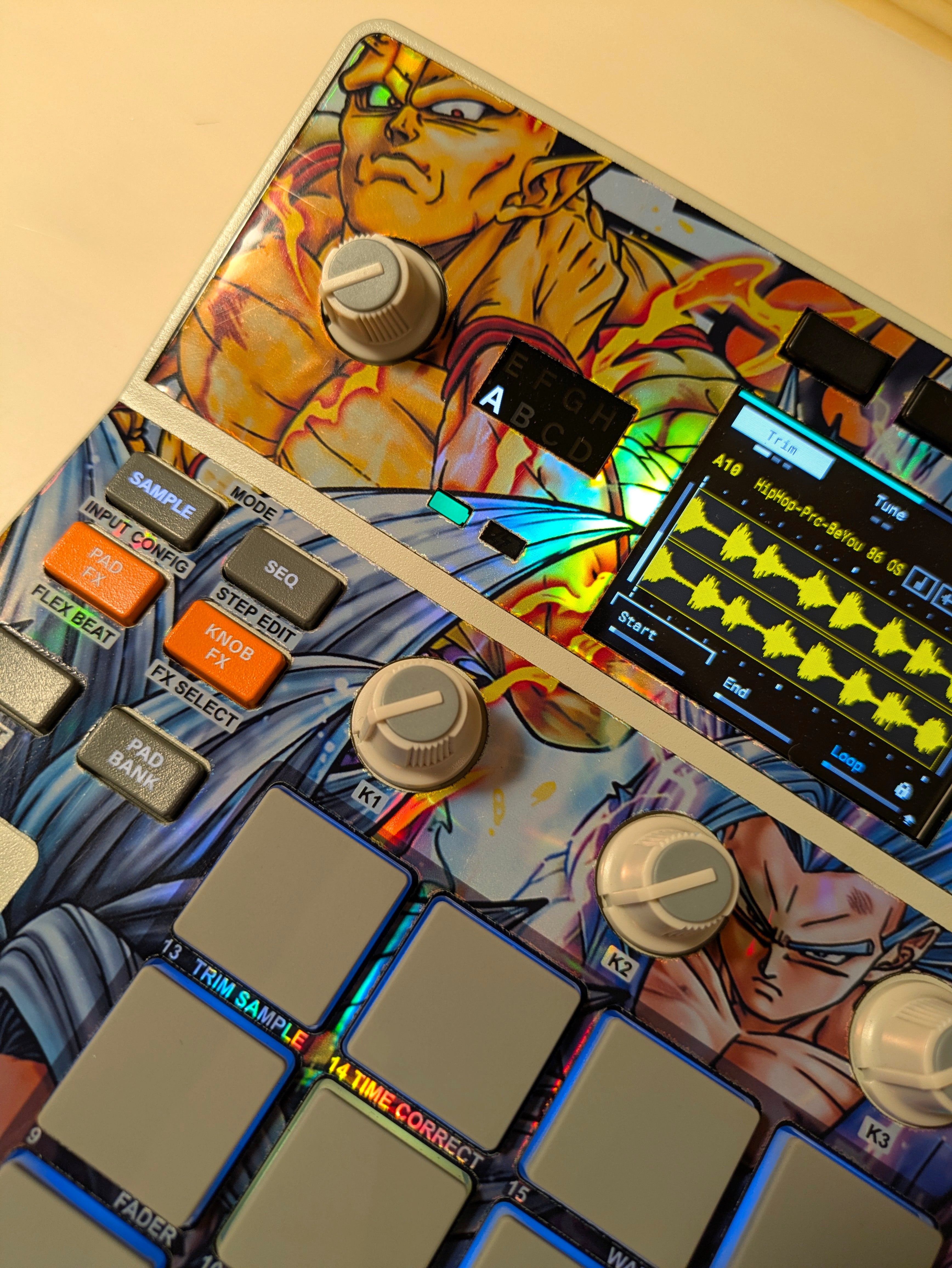 Dragon Ball Z - Special Holographic - AKAI MPC Sample Skin