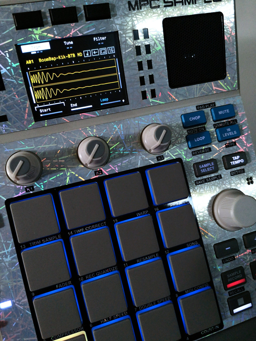 Special Holographic - AKAI MPC Sample Skin - Lofi Andy