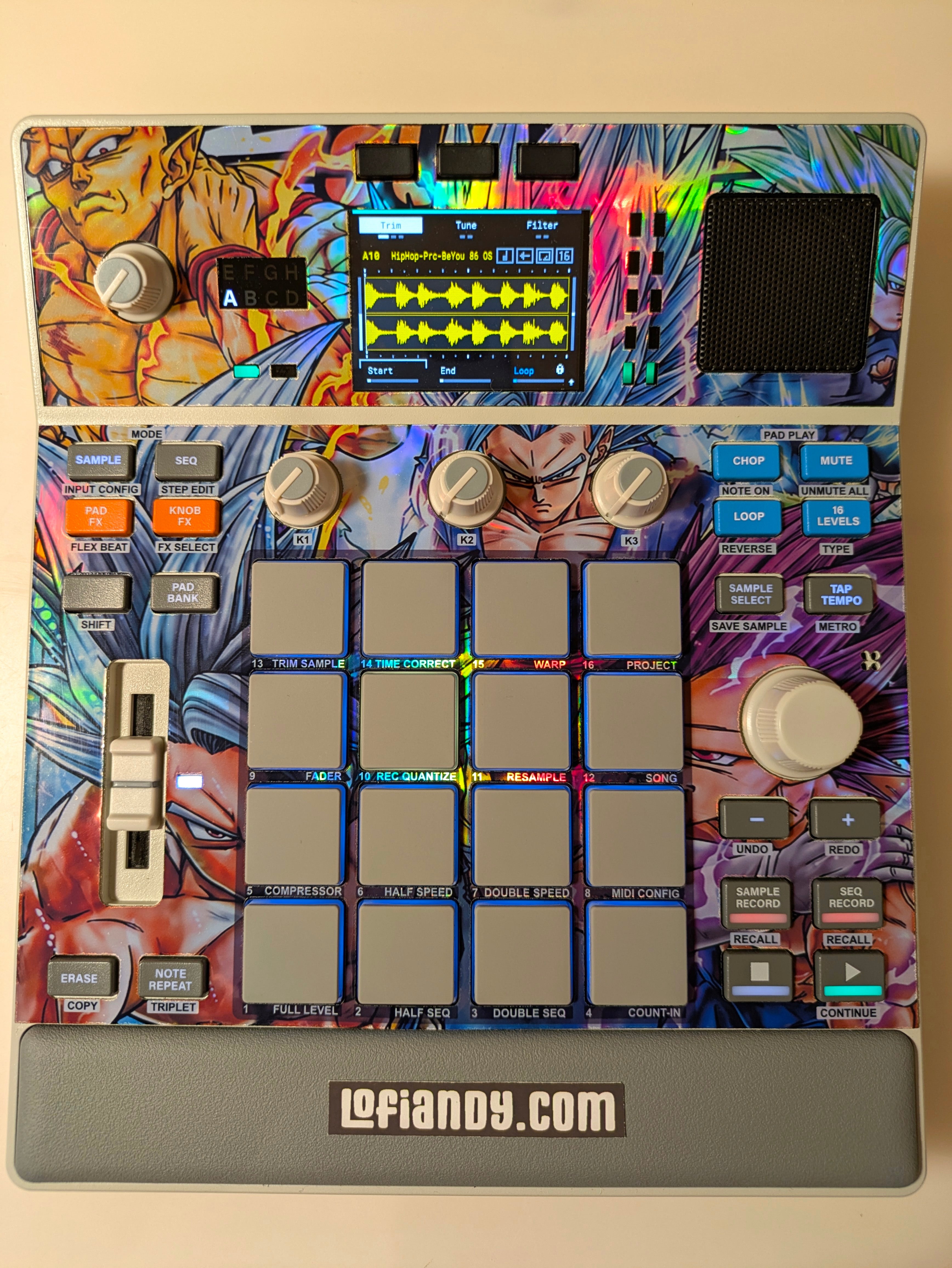 Dragon Ball Z - Special Holographic - AKAI MPC Sample Skin