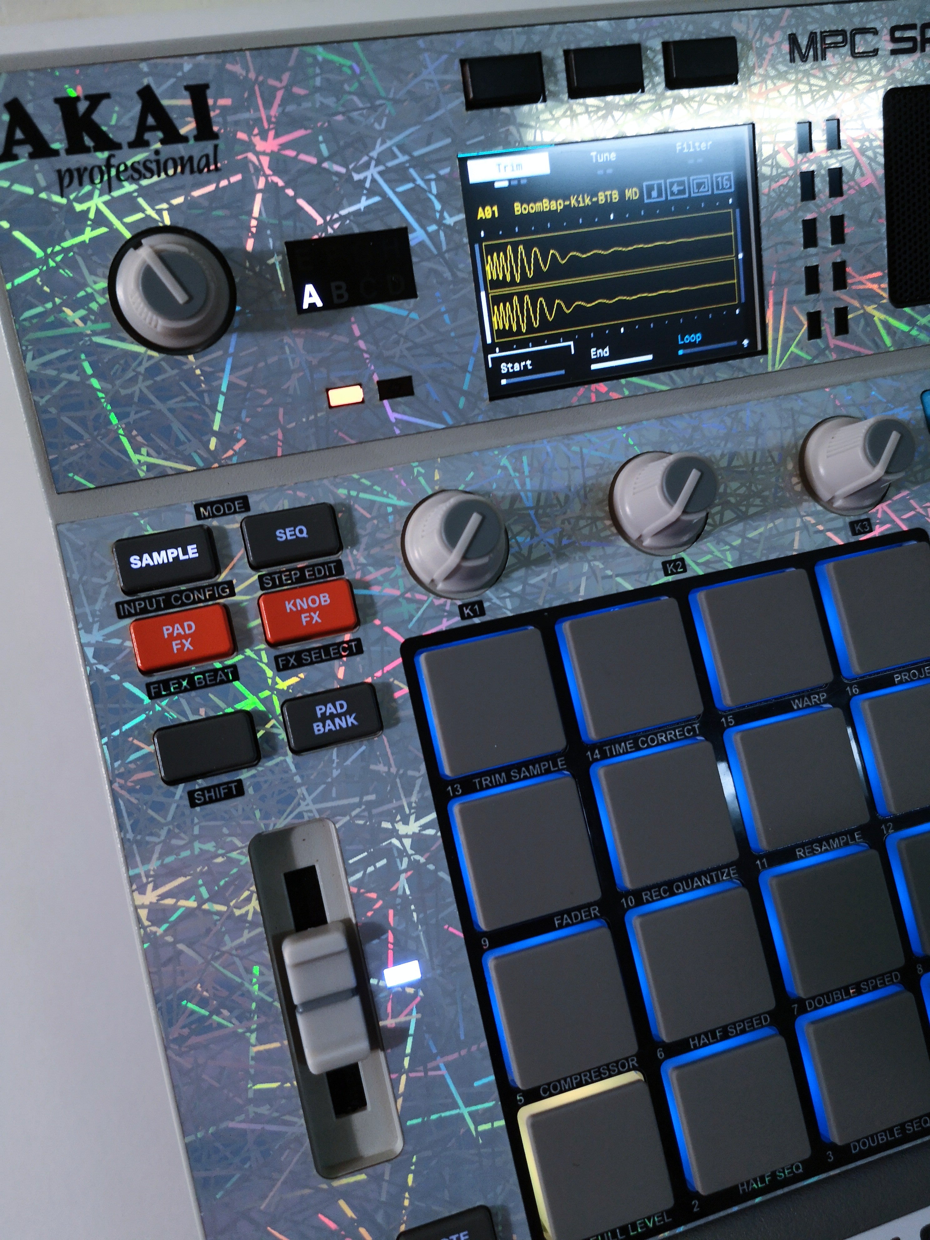 Special Holographic - AKAI MPC Sample Skin - Lofi Andy