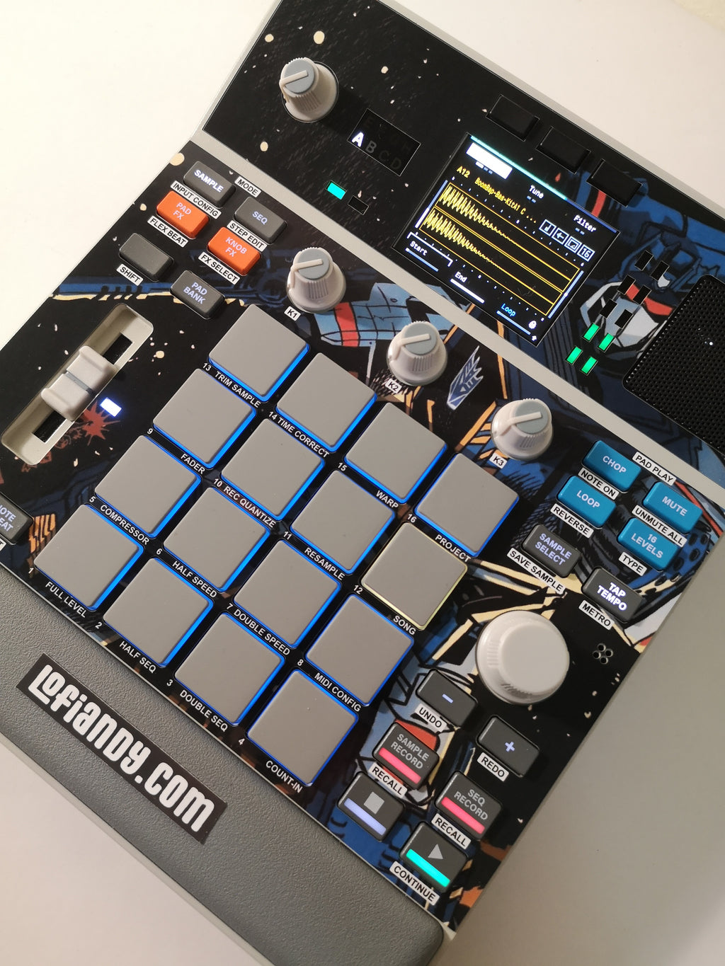 Transformers Soundwave 02 - AKAI MPC Sample Skin - Lofi Andy