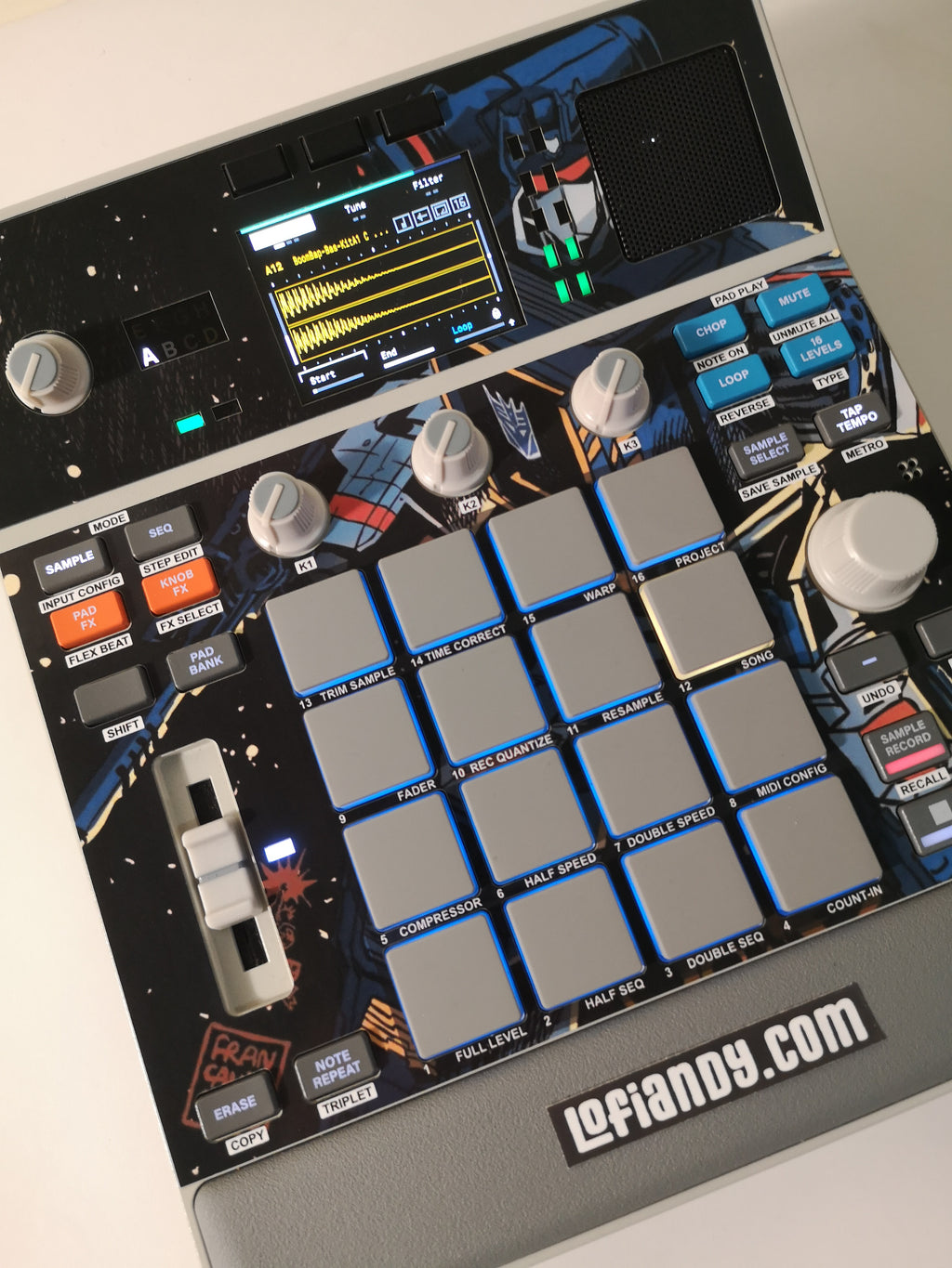 Transformers Soundwave 02 - AKAI MPC Sample Skin - Lofi Andy