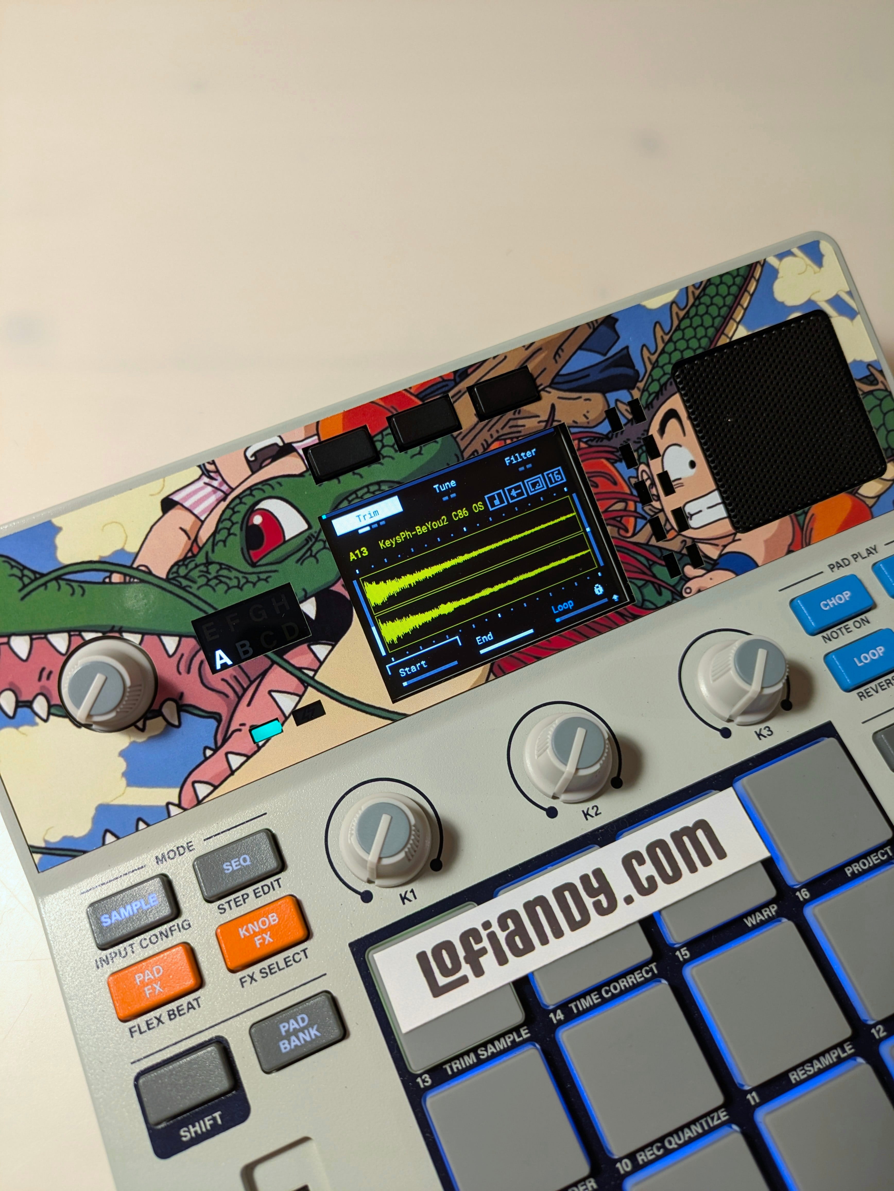 Skin Top Covers - AKAI MPC Sample - Lofi Andy