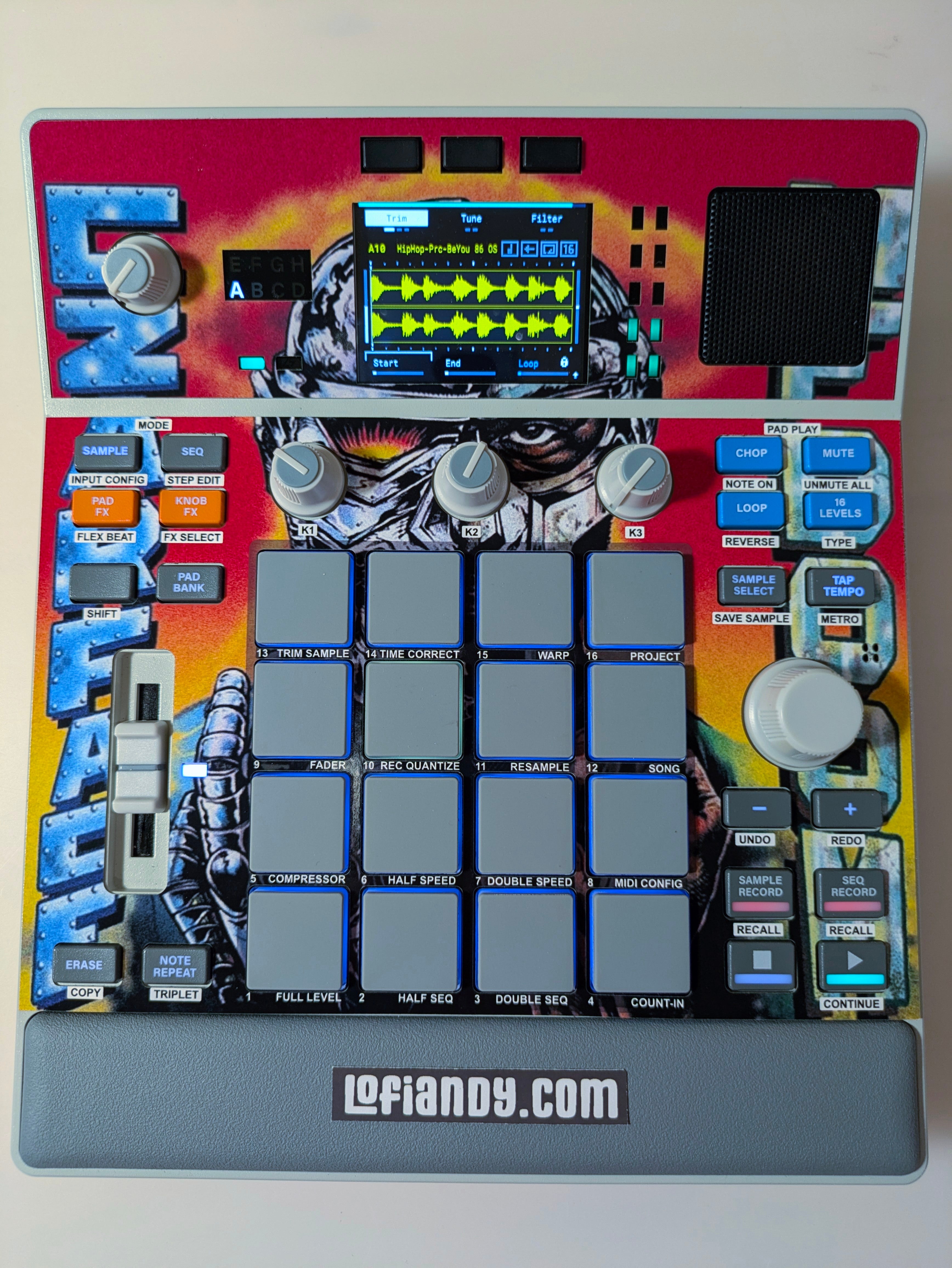 Czarface Meets Metal Face - AKAI MPC Sample Skin - Lofi Andy