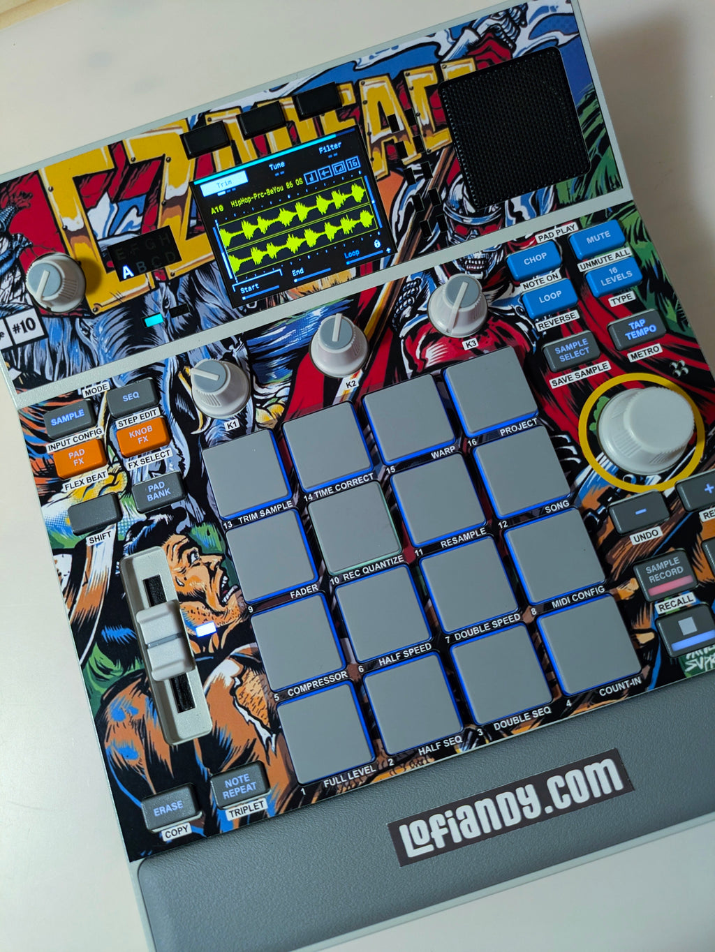 Czarface - Double Dose of Anger - AKAI MPC Sample Skin - Lofi Andy
