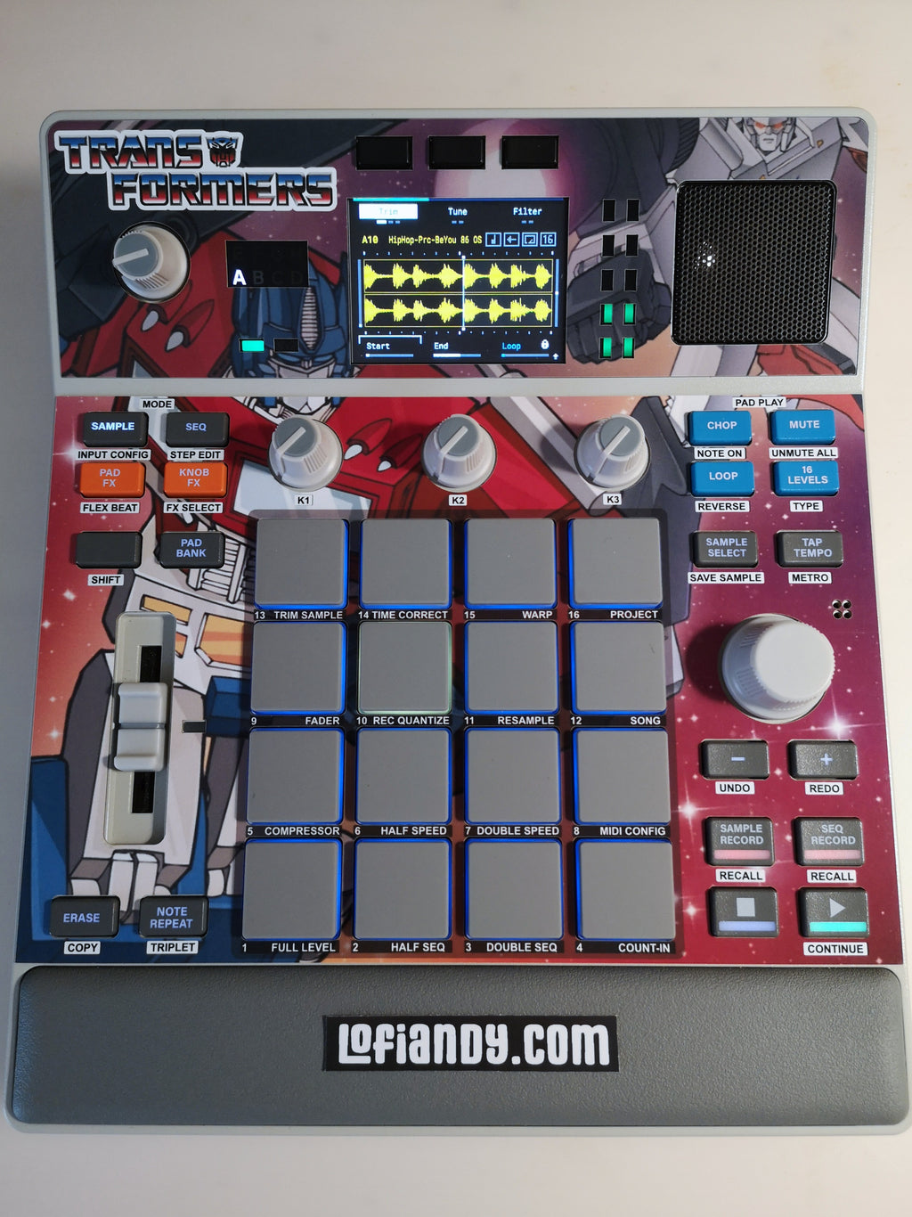 Transformers 01 - AKAI MPC Sample Skin - Lofi Andy