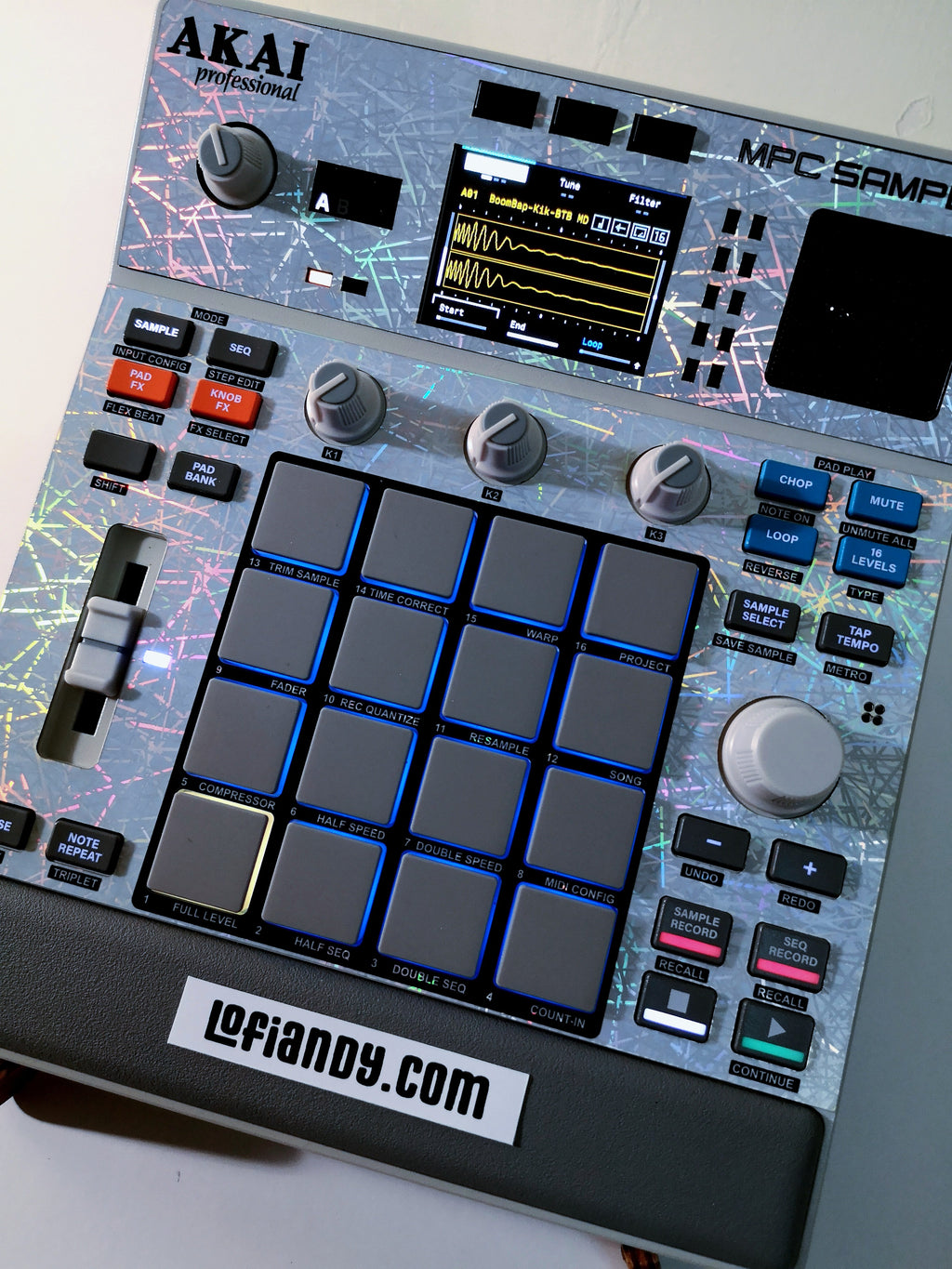 Special Holographic - AKAI MPC Sample Skin - Lofi Andy