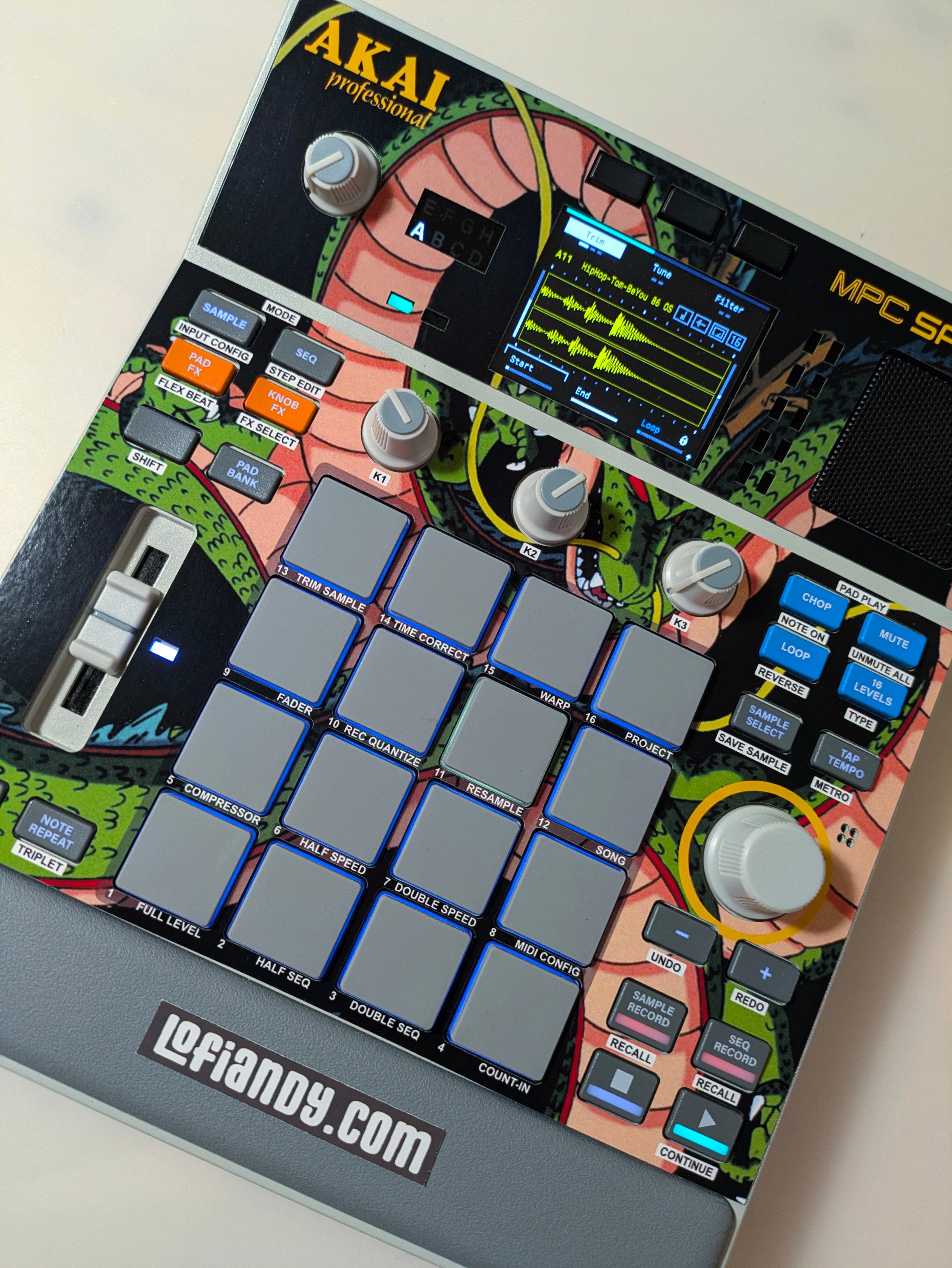 Dragon Ball Z 02 - AKAI MPC Sample Skin - Lofi Andy