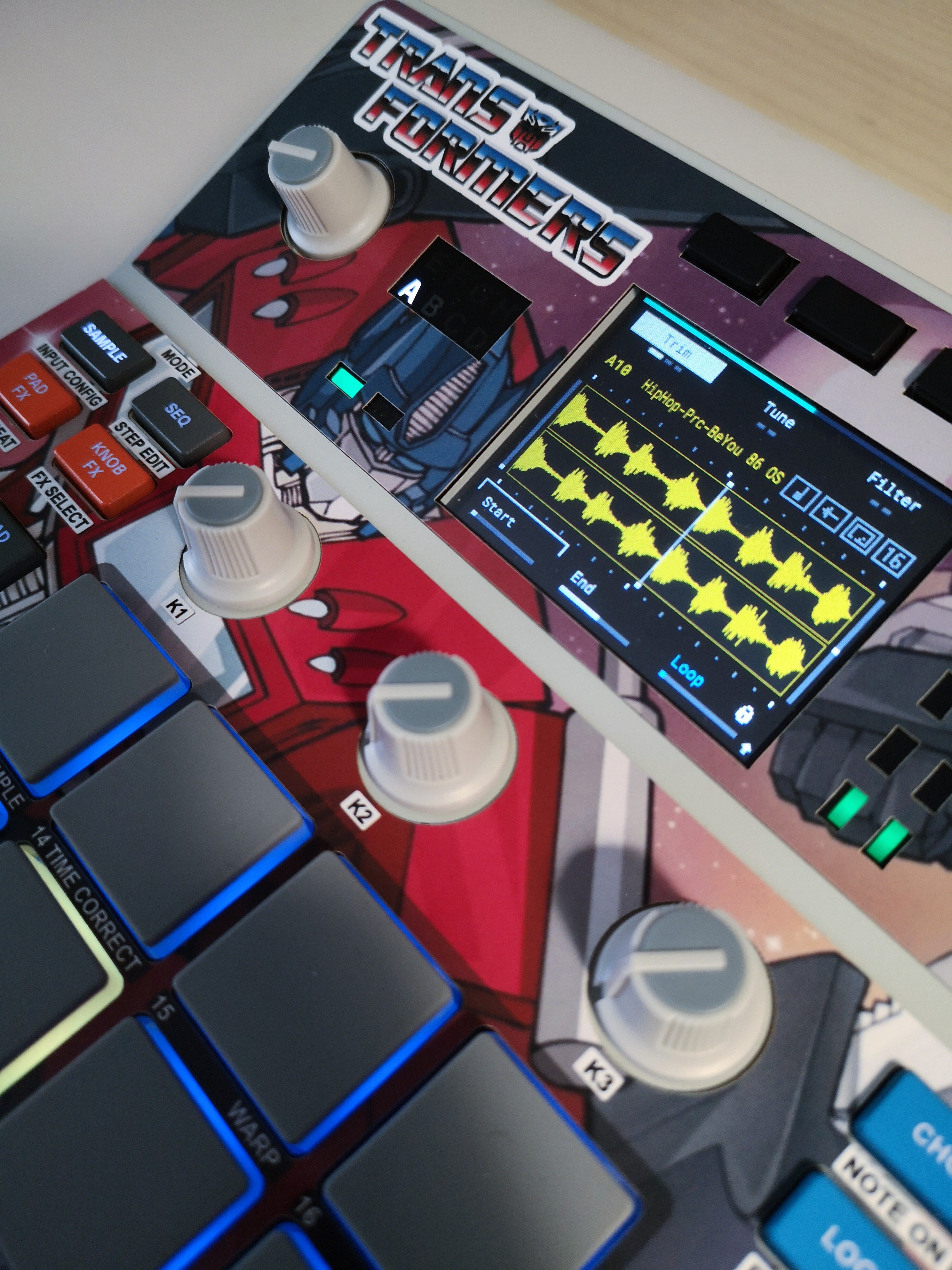 Transformers 01 - AKAI MPC Sample Skin - Lofi Andy