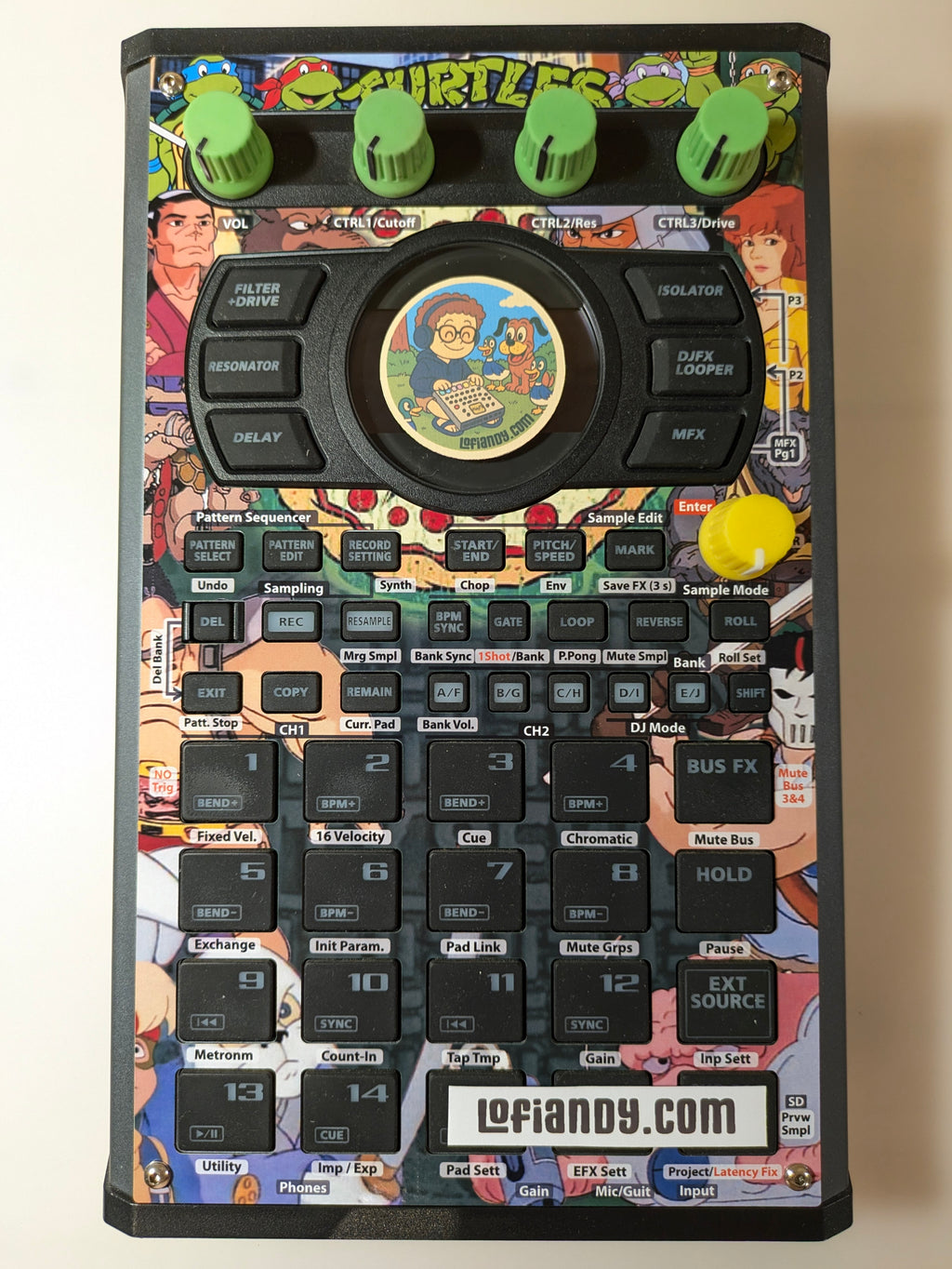 TMNT - Roland SP-404 MKII Skin