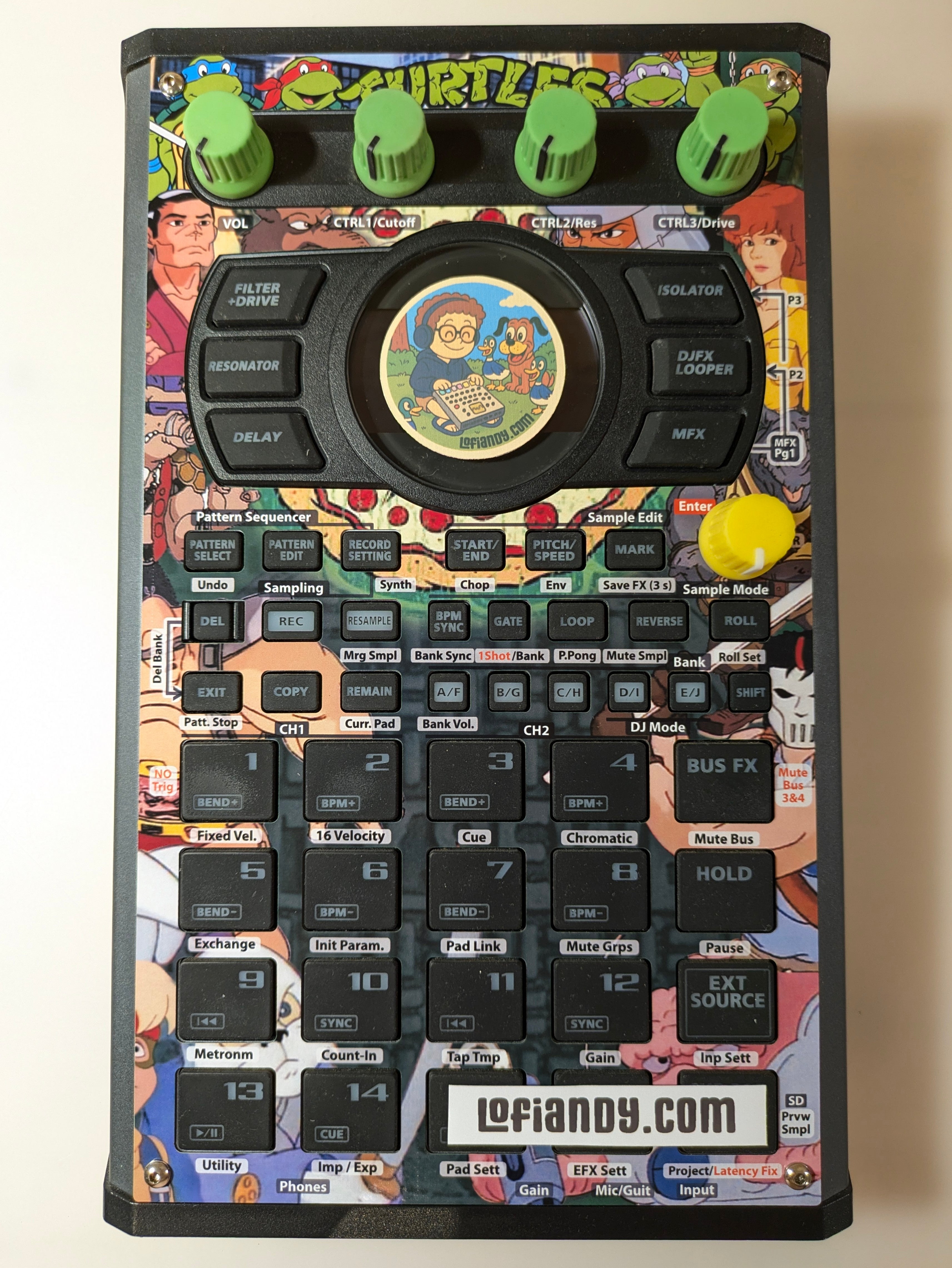 TMNT - Roland SP-404 MKII Skin