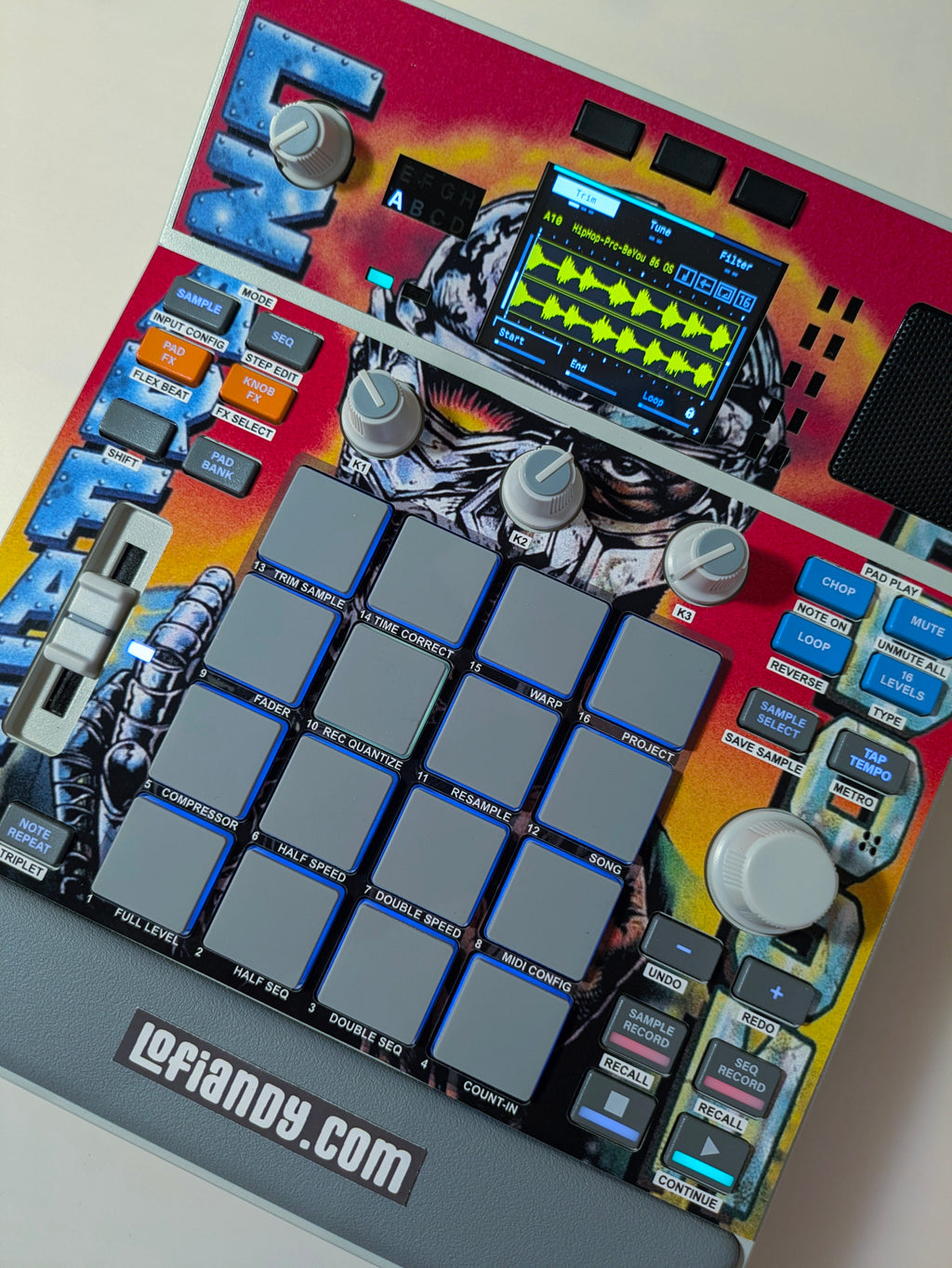 Czarface Meets Metal Face - AKAI MPC Sample Skin - Lofi Andy