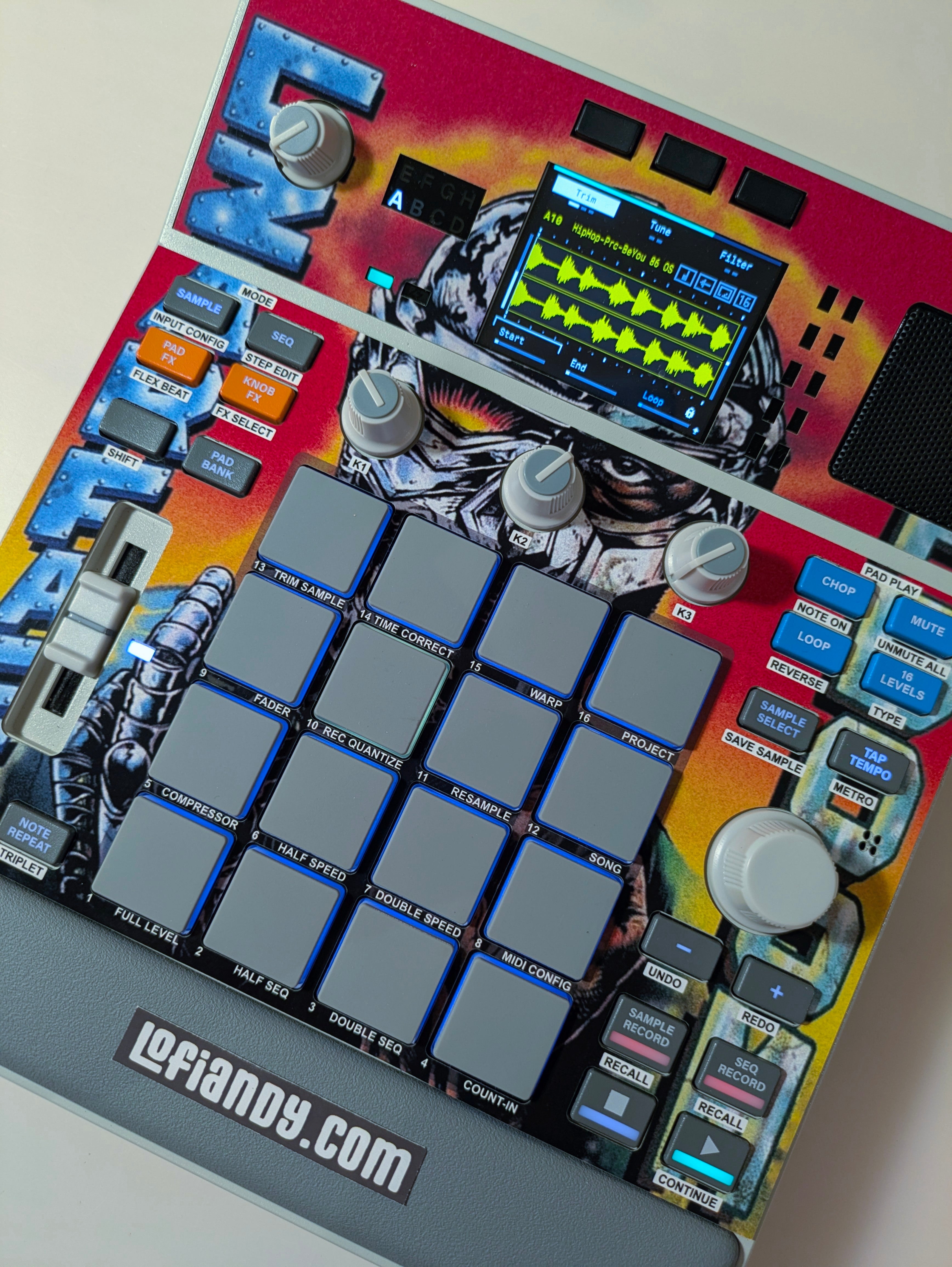 Czarface Meets Metal Face - AKAI MPC Sample Skin - Lofi Andy