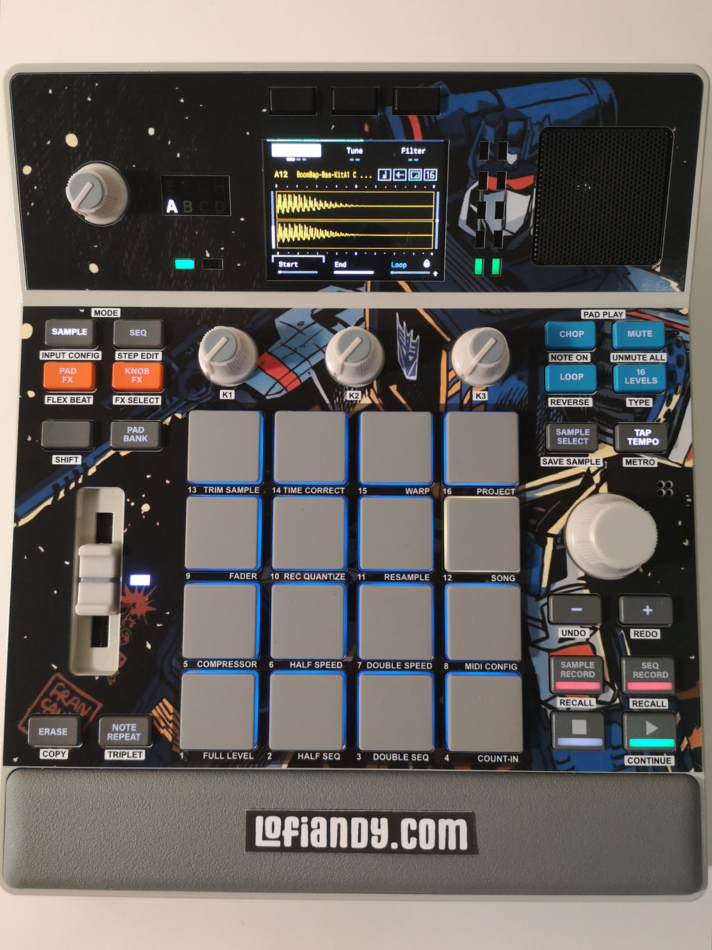 Transformers Soundwave 02 - AKAI MPC Sample Skin - Lofi Andy
