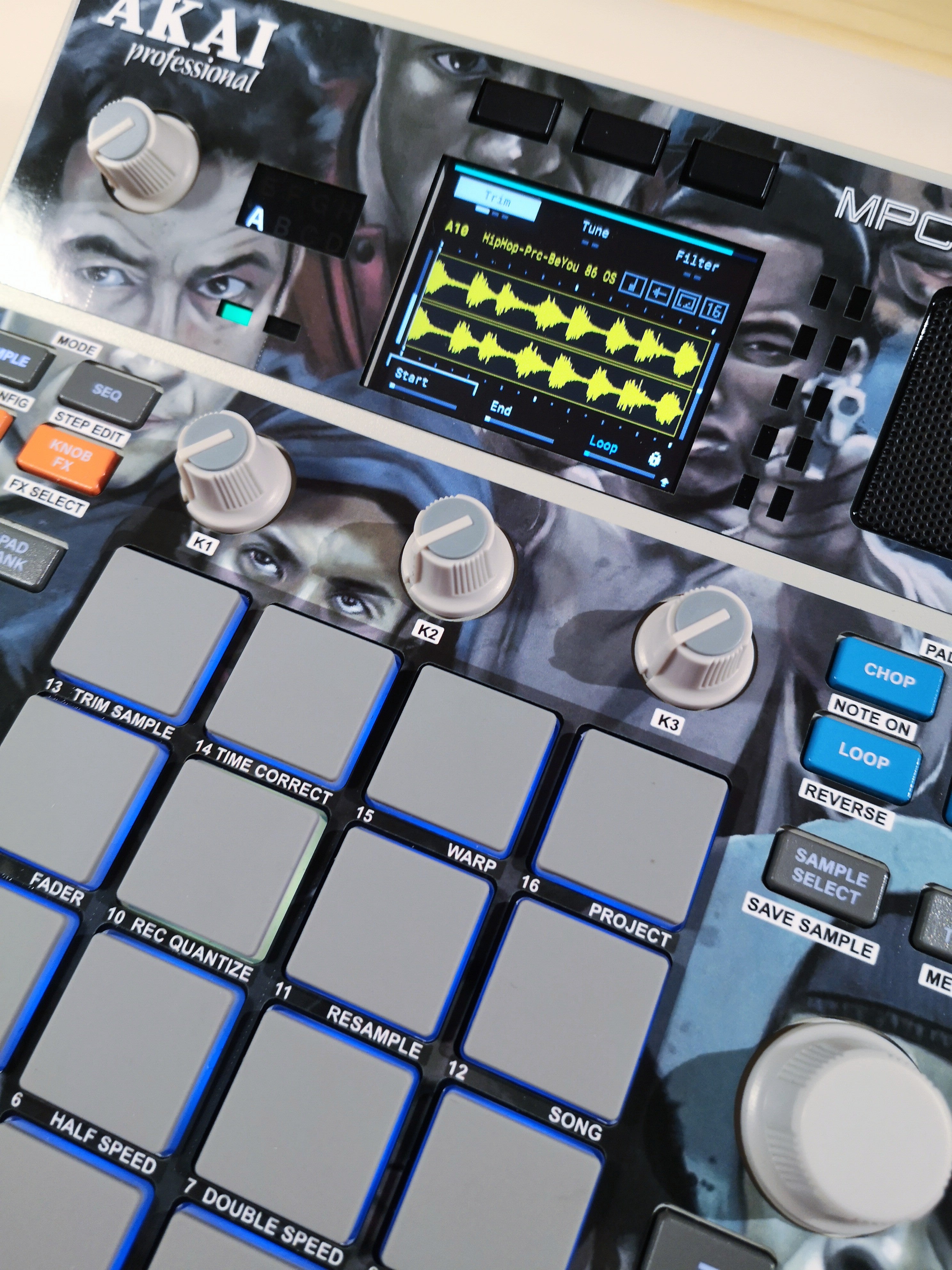 The Wire - AKAI MPC Sample Skin - Lofi Andy