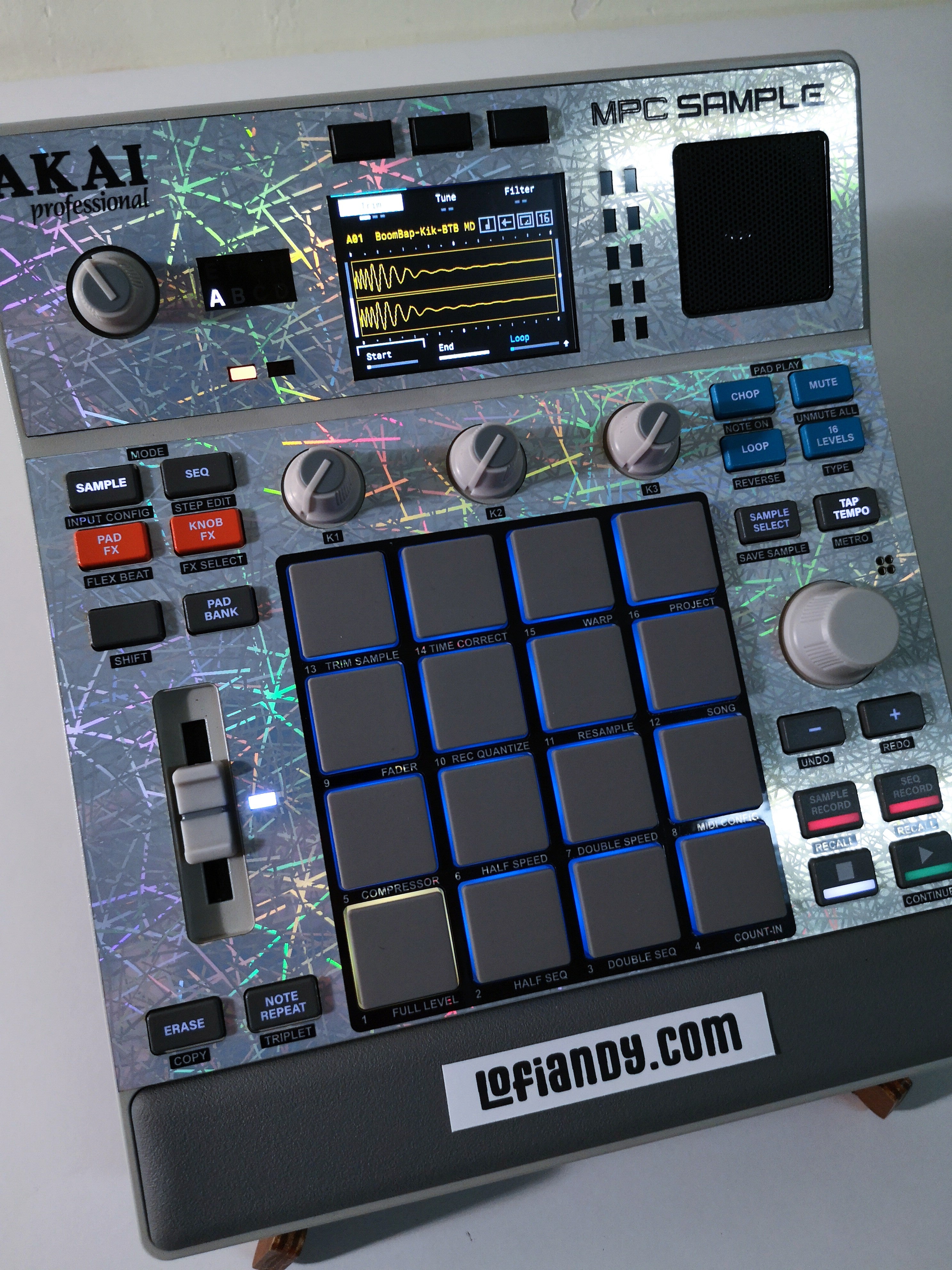 Special Holographic - AKAI MPC Sample Skin - Lofi Andy