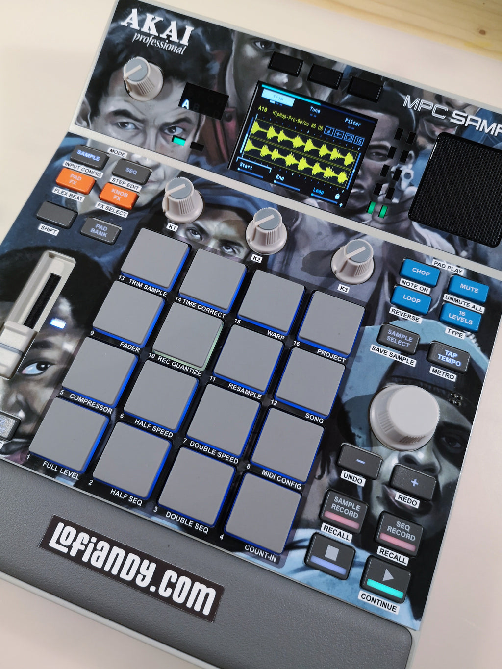 The Wire - AKAI MPC Sample Skin - Lofi Andy