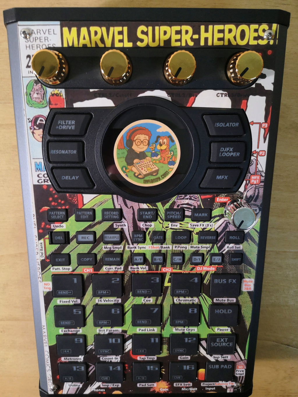 Doctor DOOM - Roland SP-404 MKII Skin - Lofi Andy
