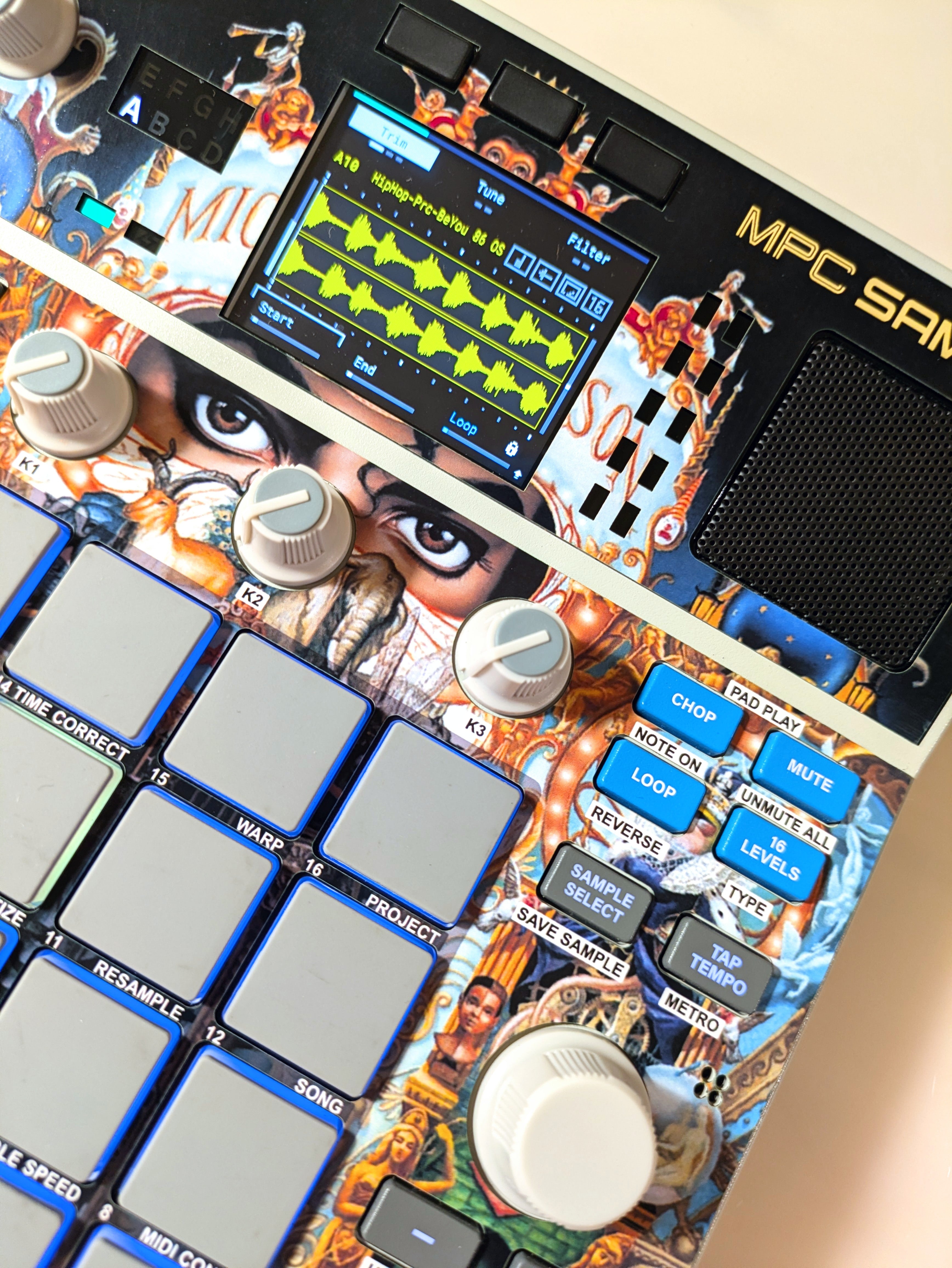 MJ Dangerous - AKAI MPC Sample Skin