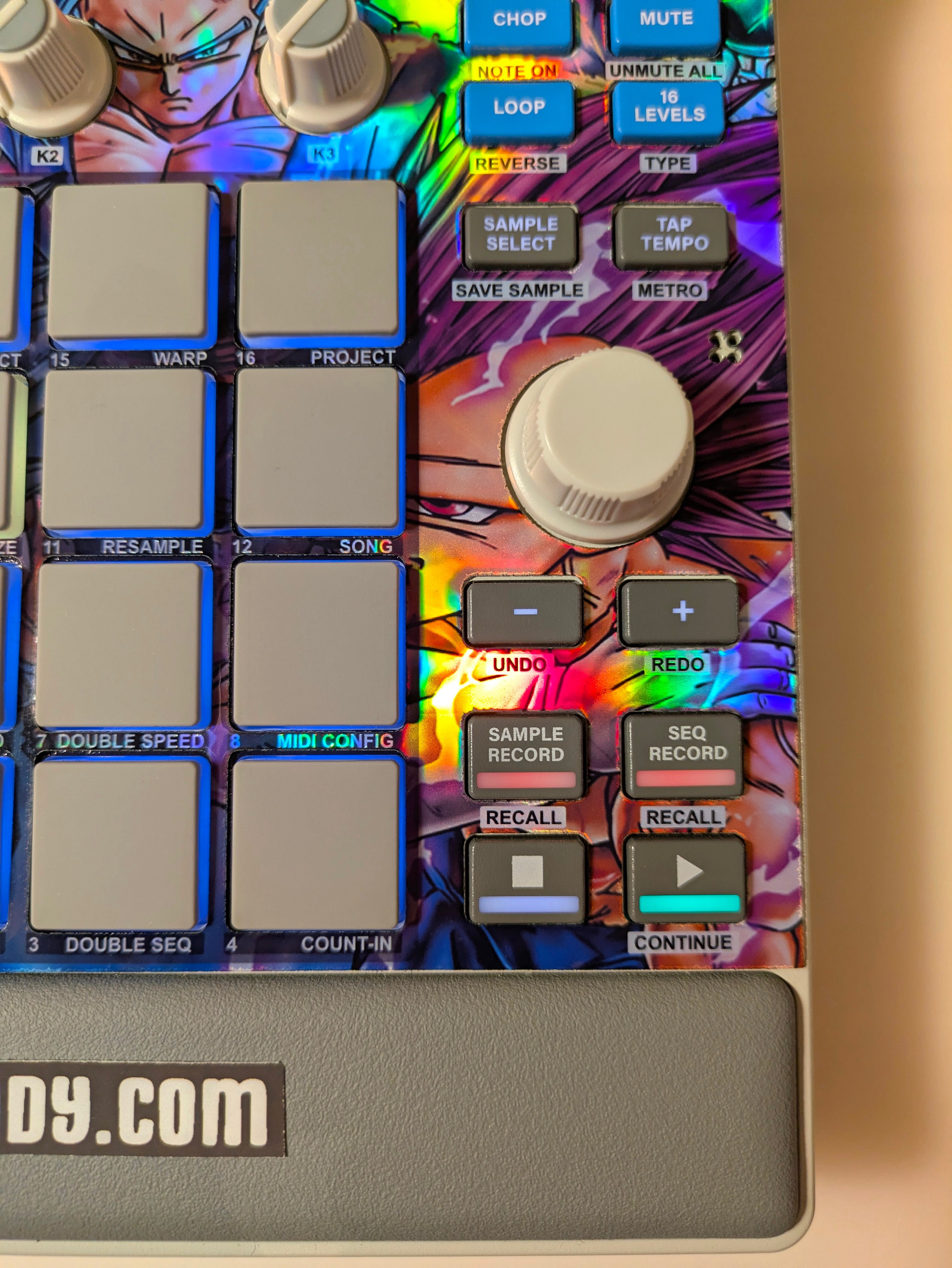 Dragon Ball Z - Special Holographic - AKAI MPC Sample Skin
