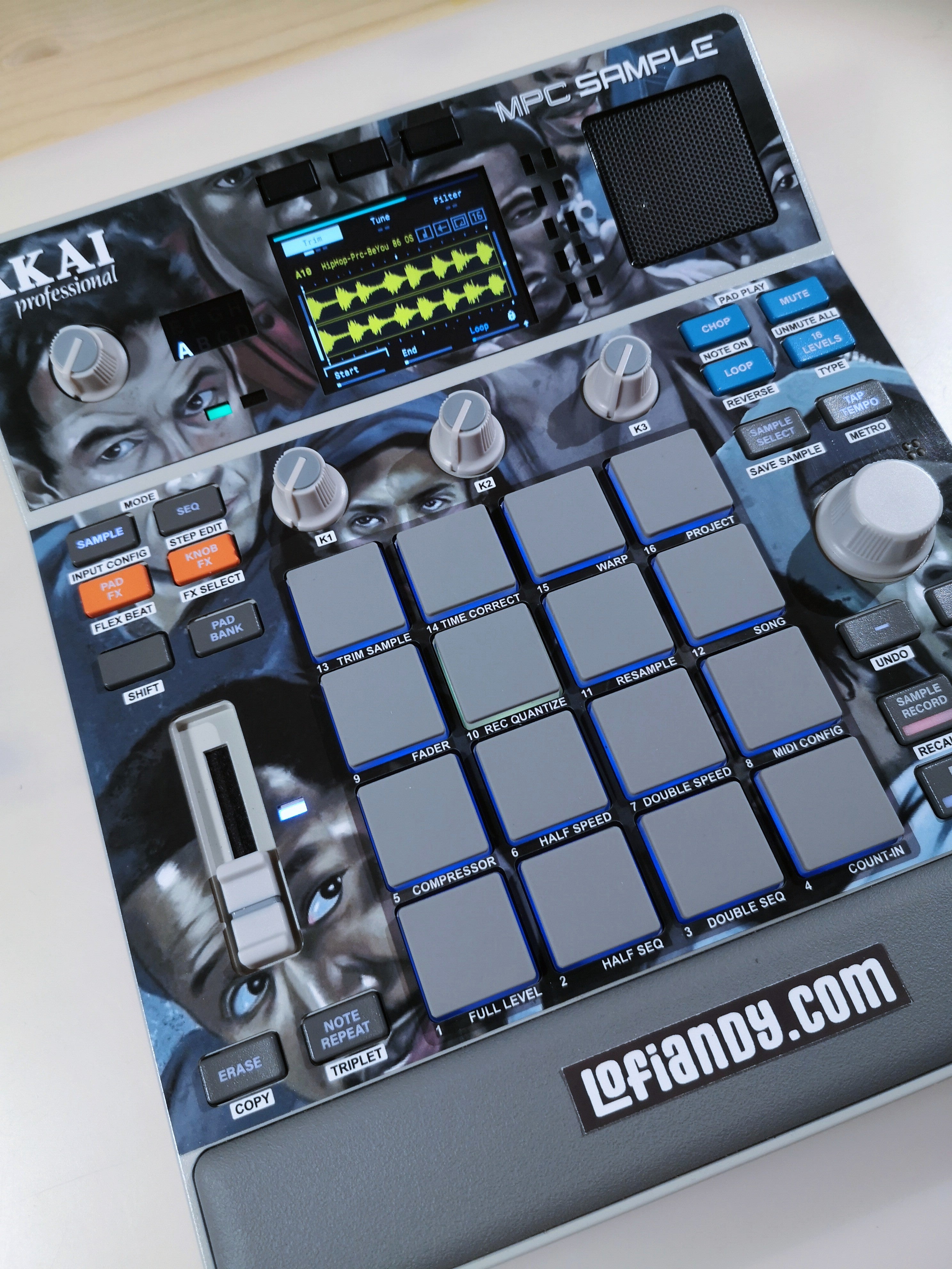 The Wire - AKAI MPC Sample Skin - Lofi Andy