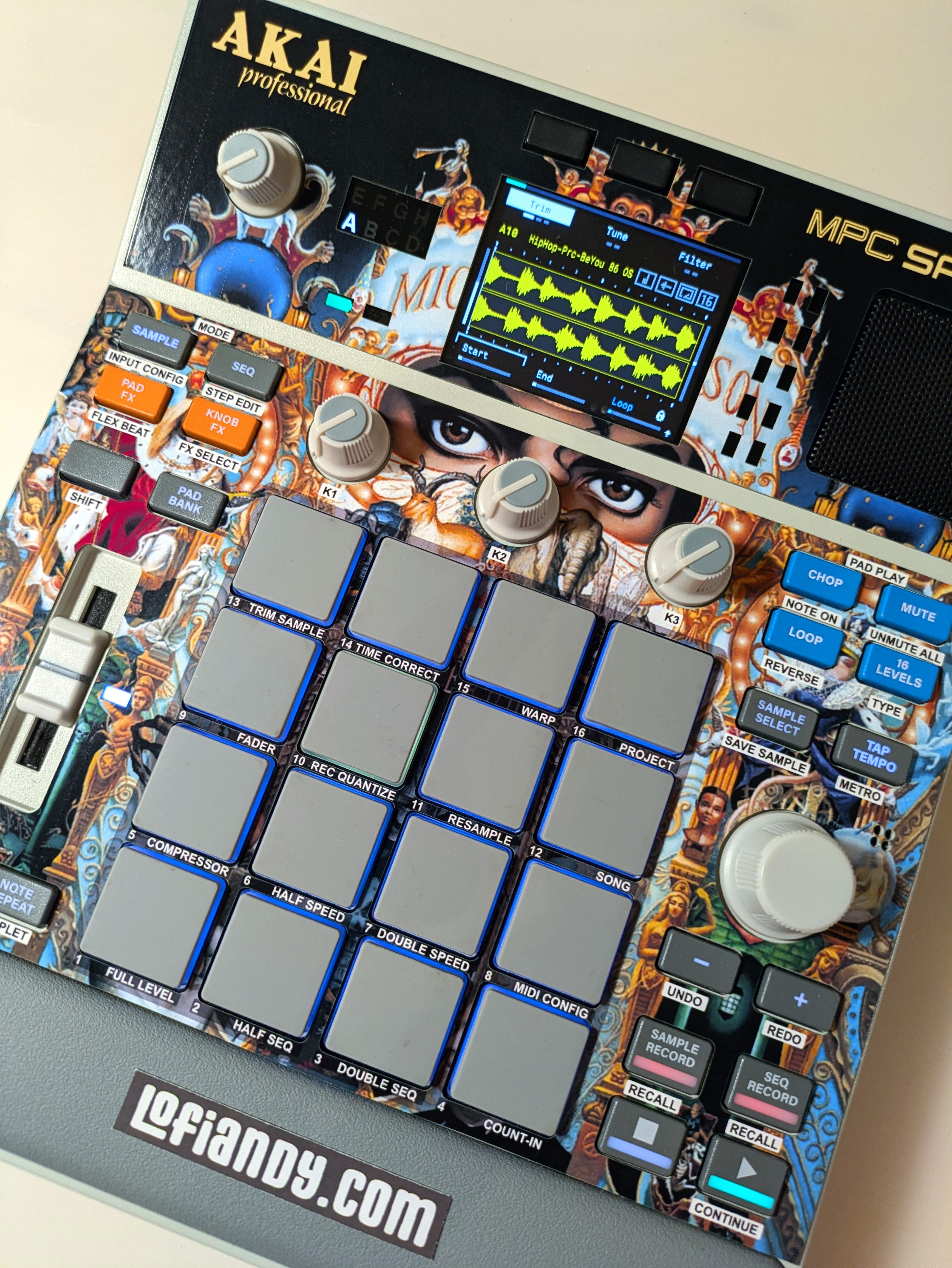 MJ Dangerous - AKAI MPC Sample Skin