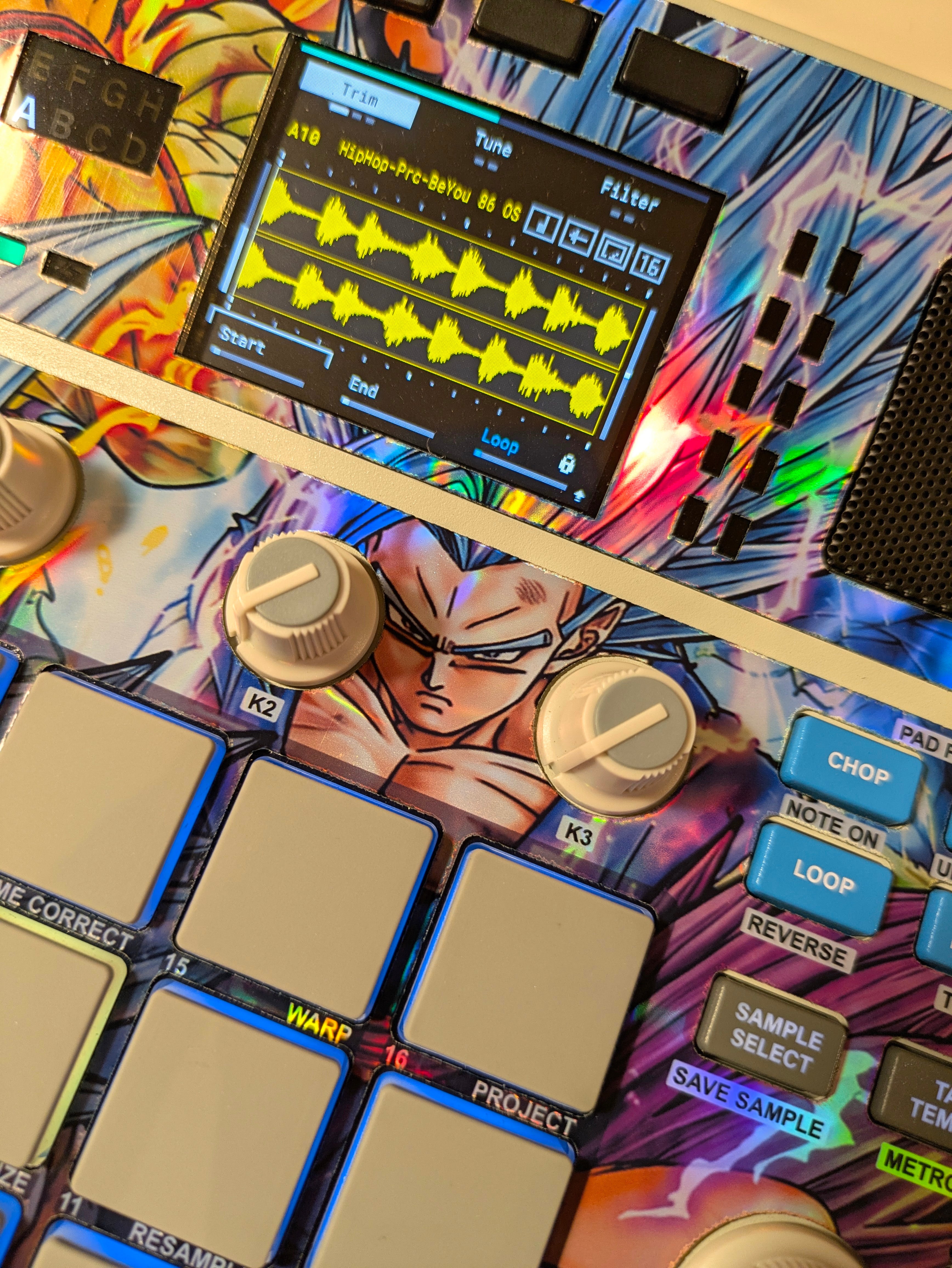 Dragon Ball Z - Special Holographic - AKAI MPC Sample Skin