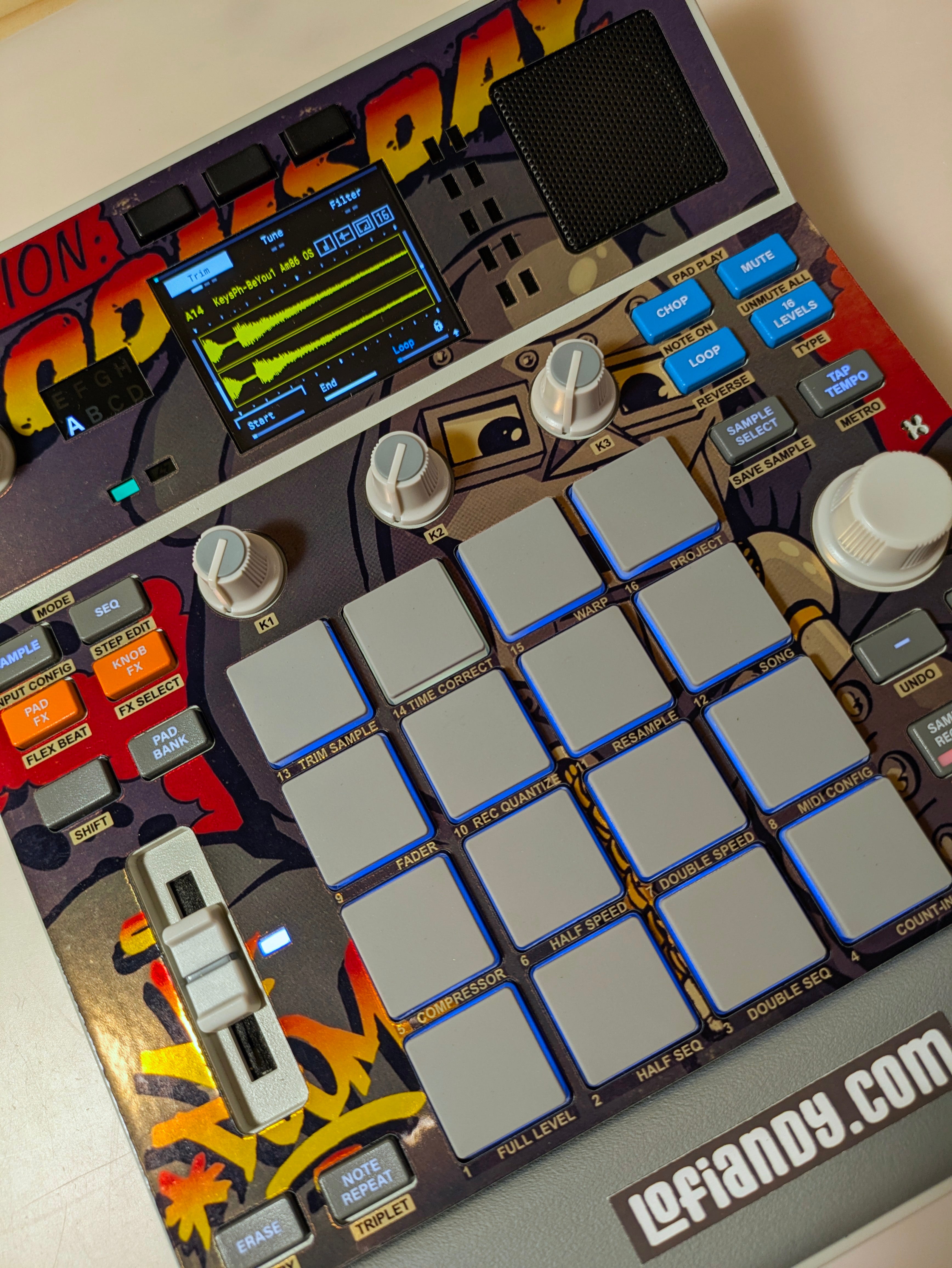 Operation: DOOMSDAY - Special Gold-foil - AKAI MPC Sample Skin